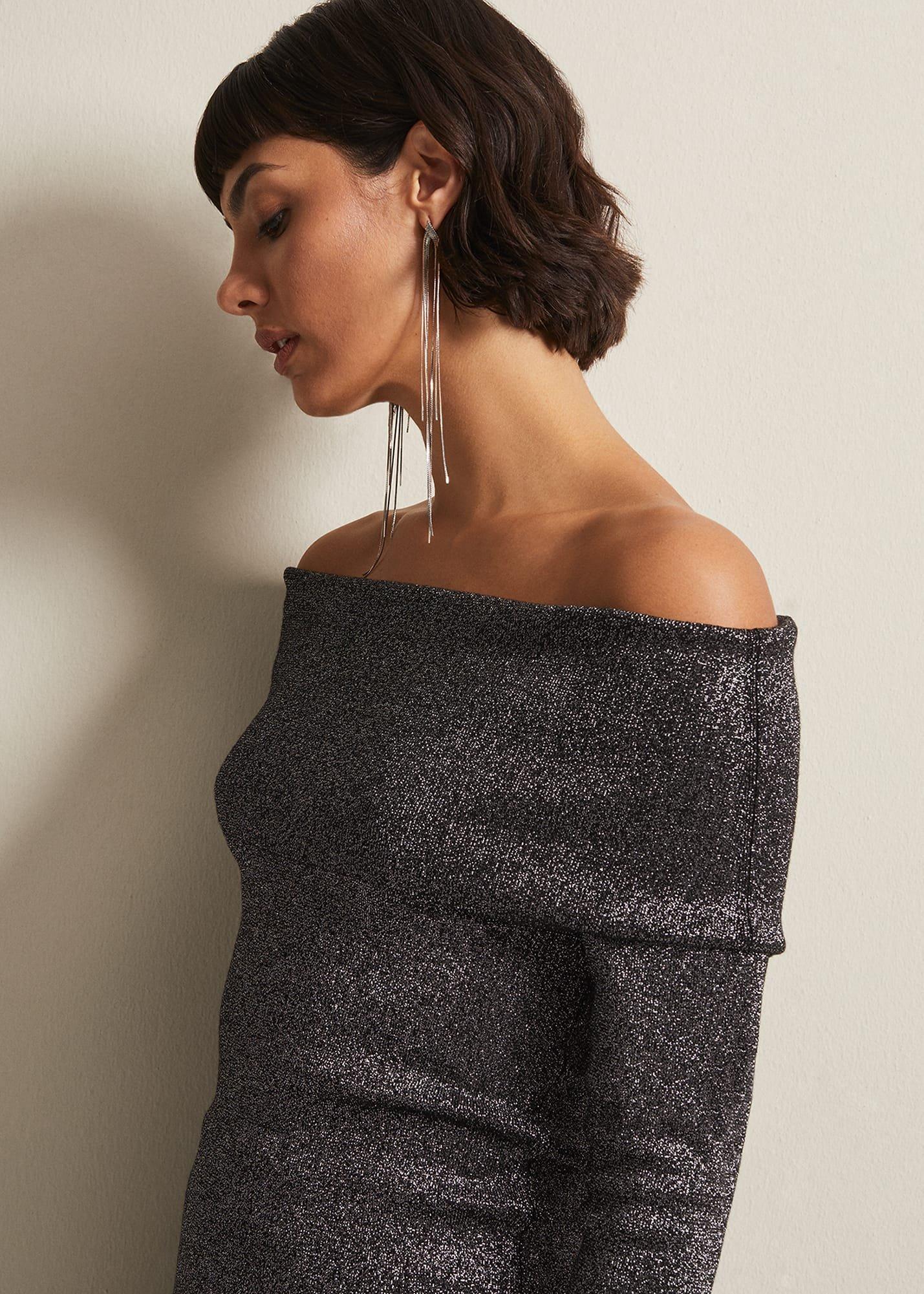 Iris Bardot Knitted Top
