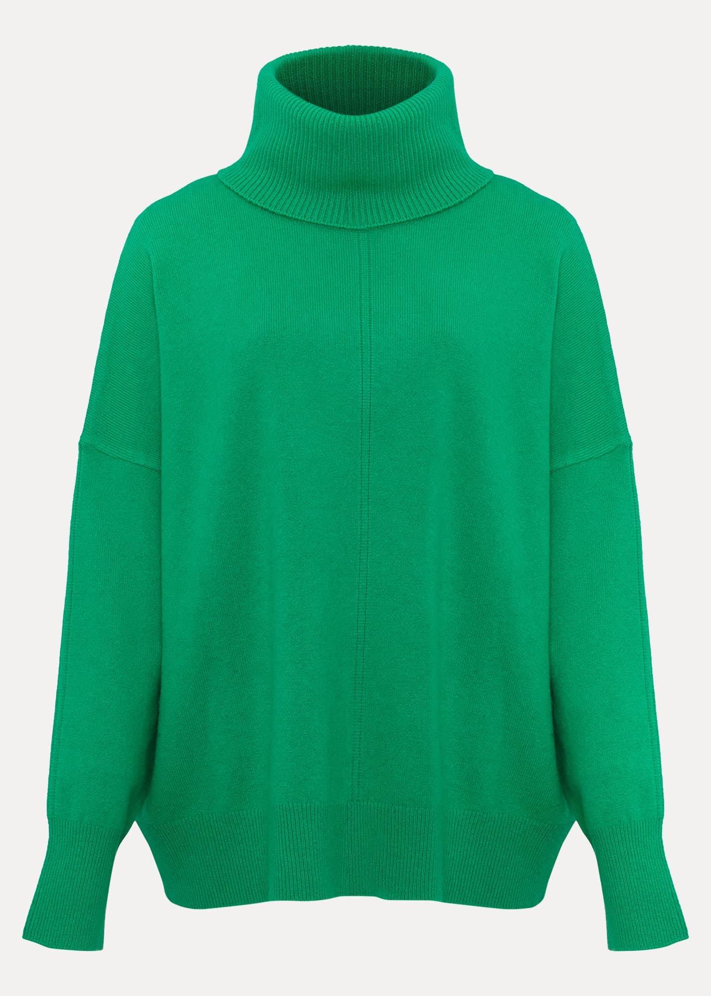 Louanna Roll Neck Wool Cashmere Jumper