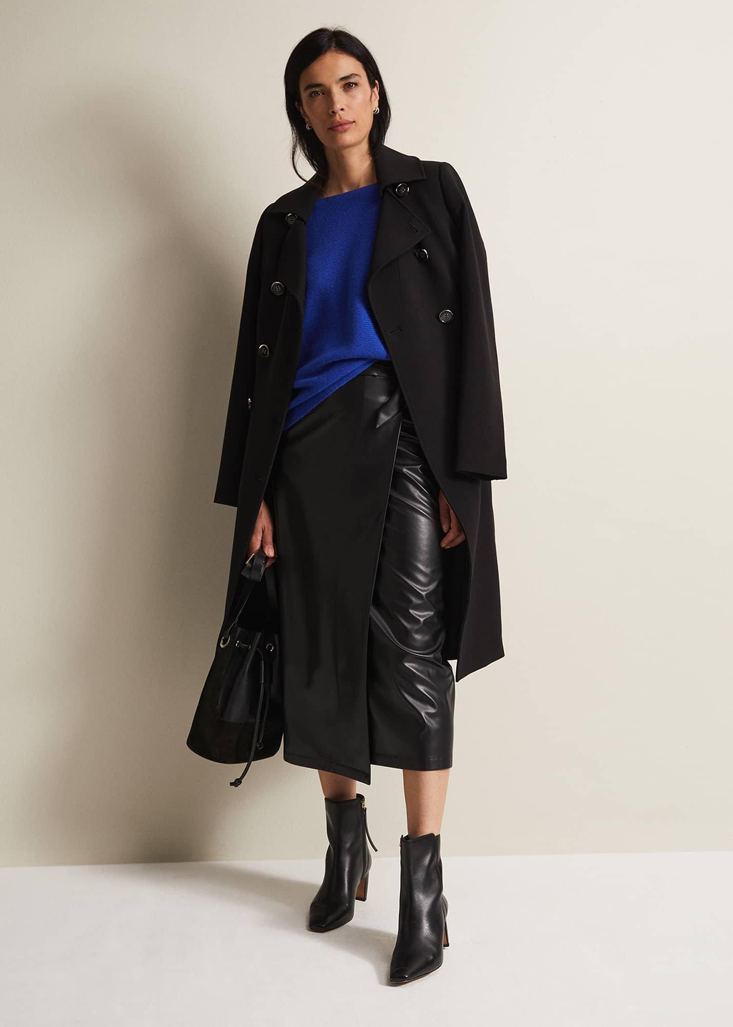 Isabella Blue Wool Cashmere Jumper