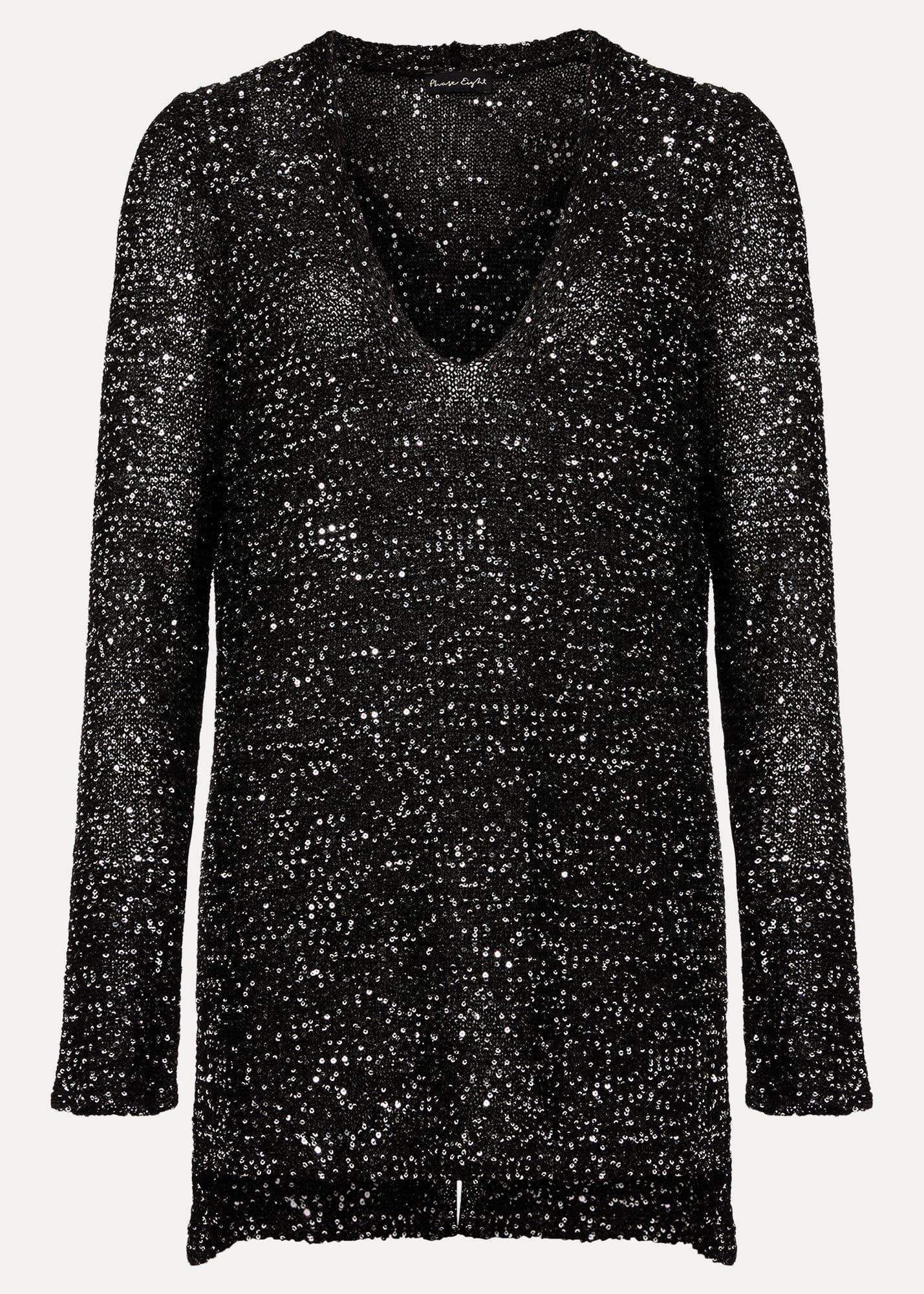 Juanna Sequin Knitted Top