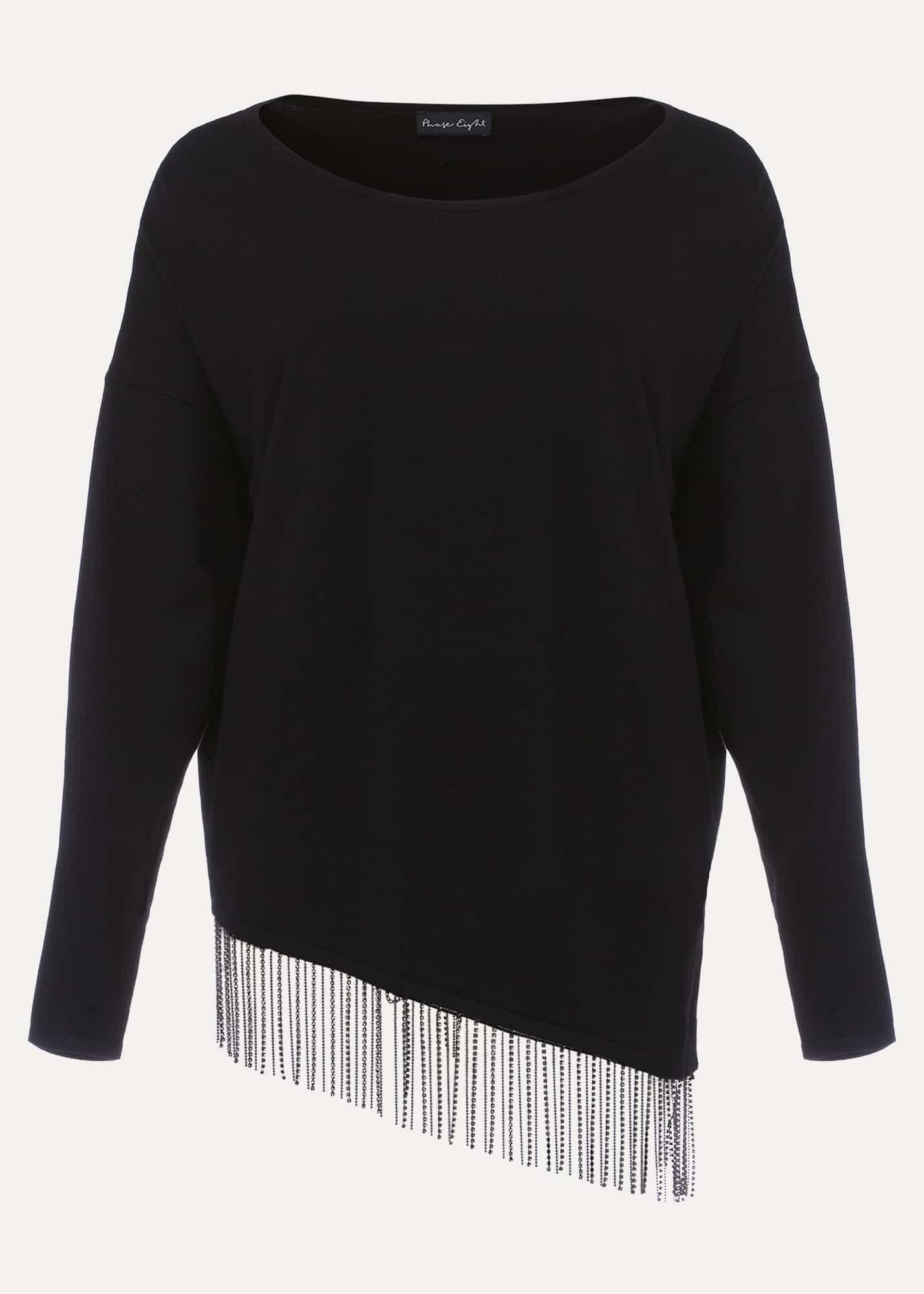 Mellia Fine Knit Diamante Top