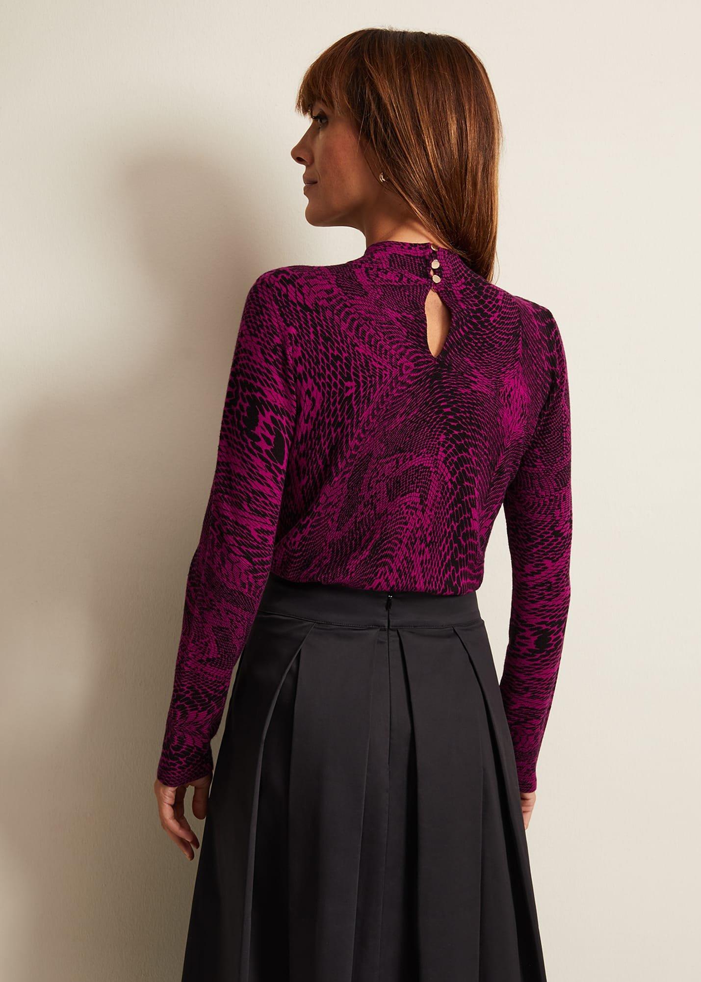 Livetta Snake Print Top