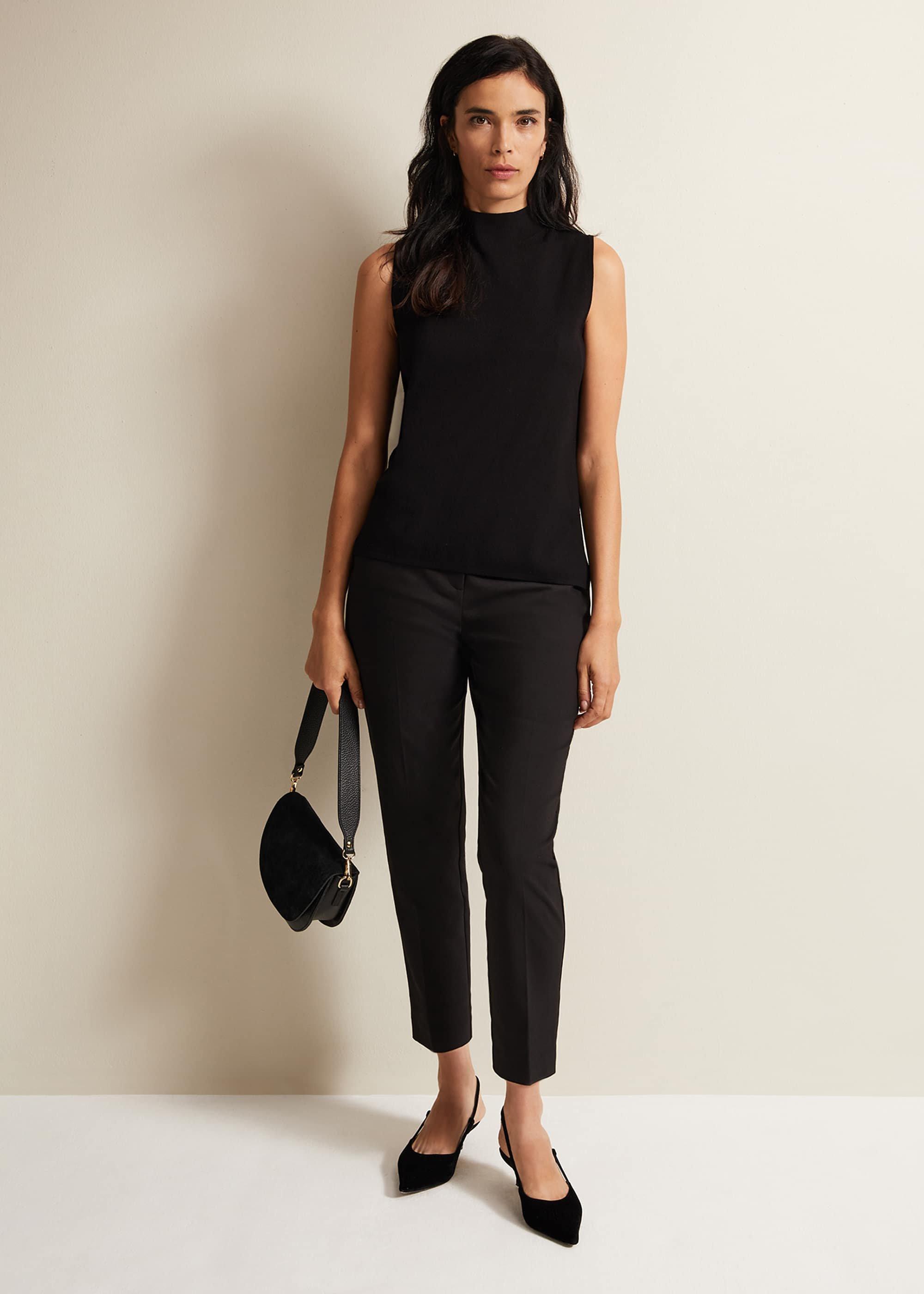 Miley Sleevless Funnel Neck Tank
