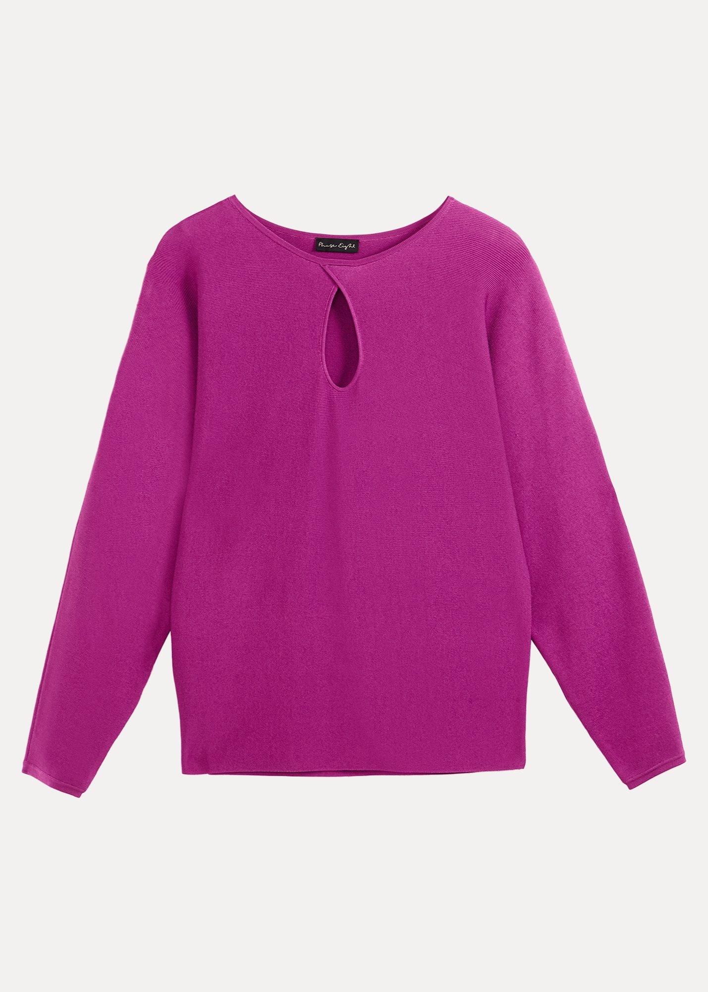 Letina Slinky Keyhole Knit Jumper