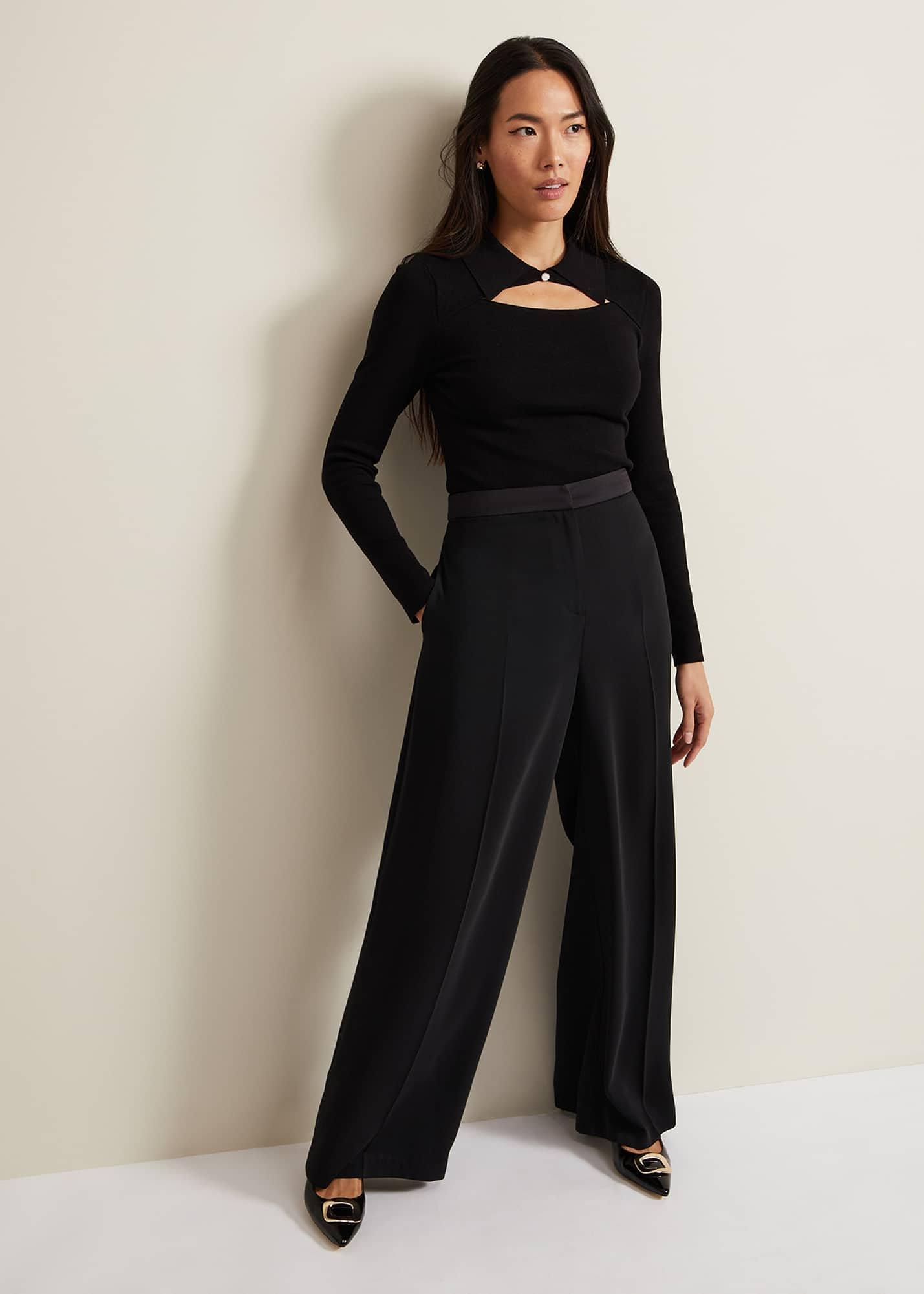 Becki Cut Out Collar Jumper