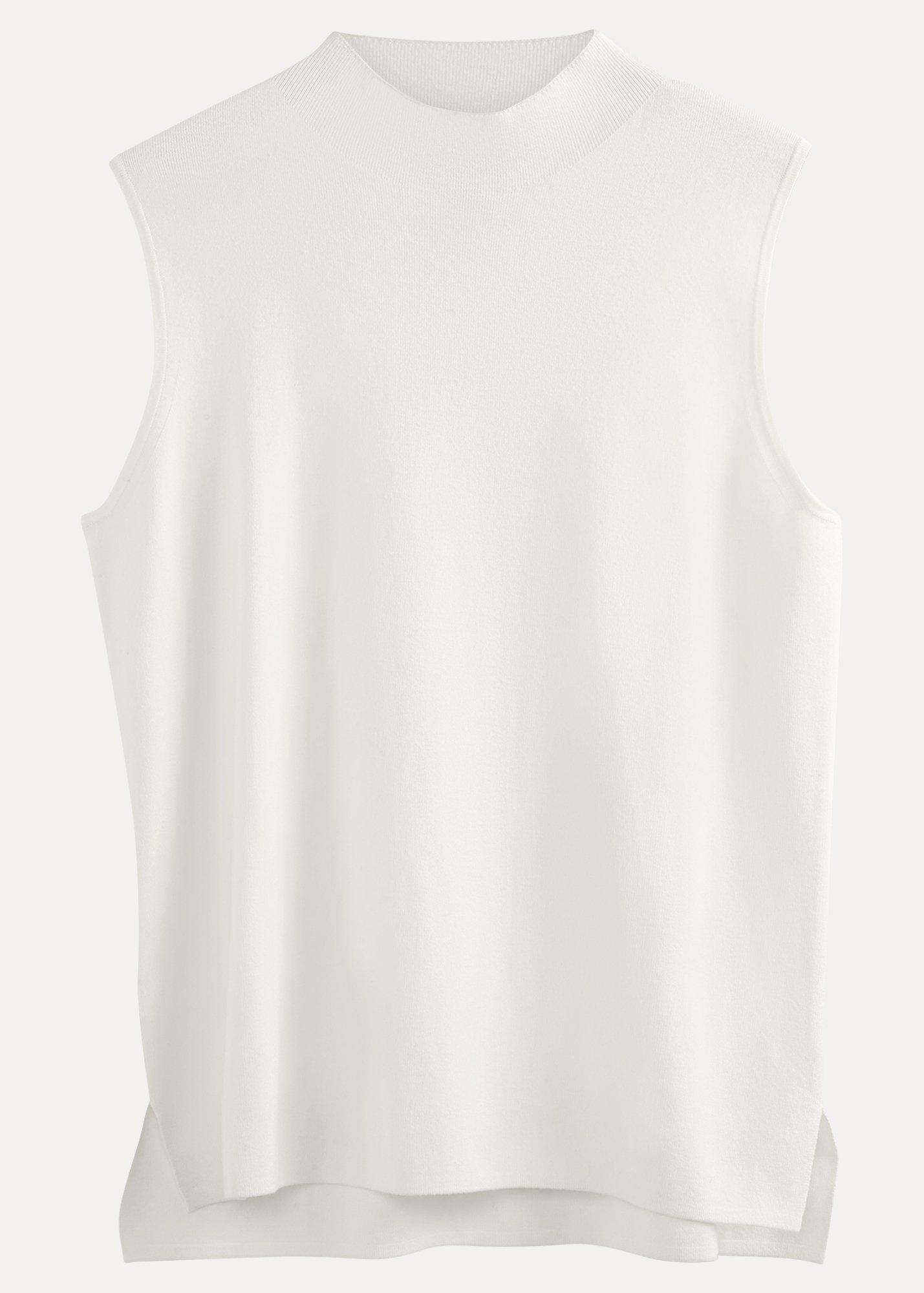 Miley Sleeveless Funnel Neck Tank