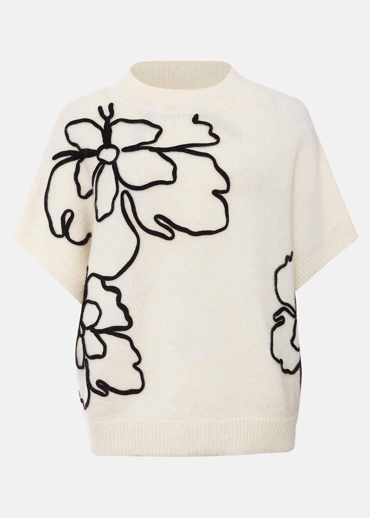 Arianna Applique Knit Tabard