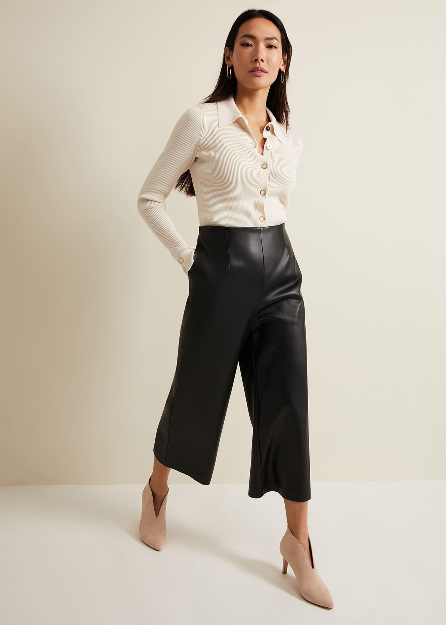 Irina Ribbed Button Detail Knit Top