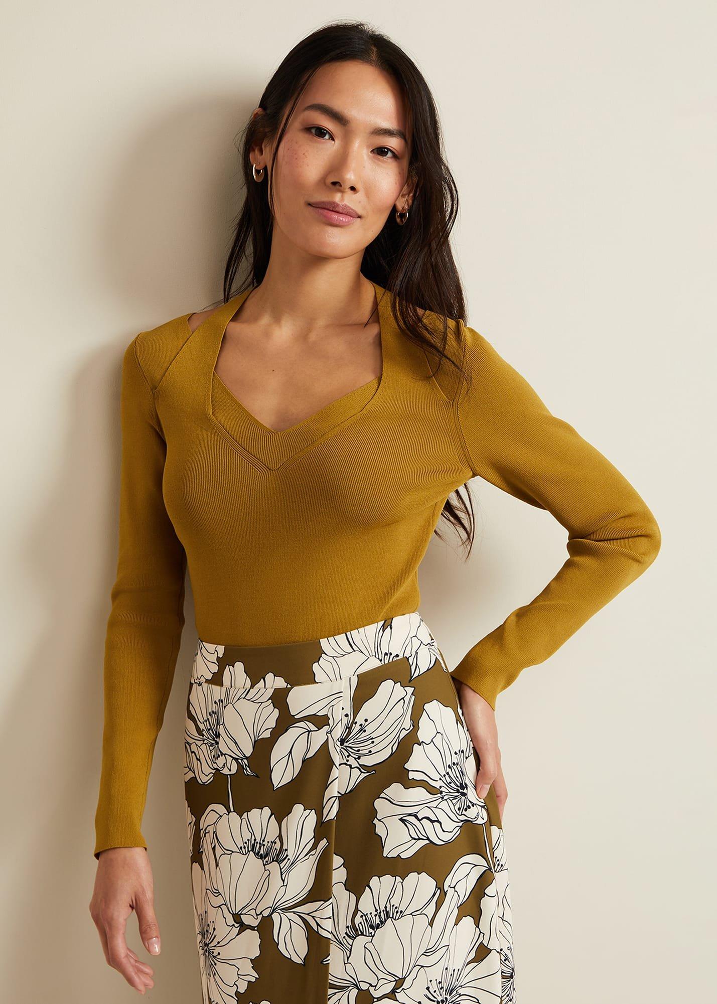 Emily Cut Out Compact Knit Top