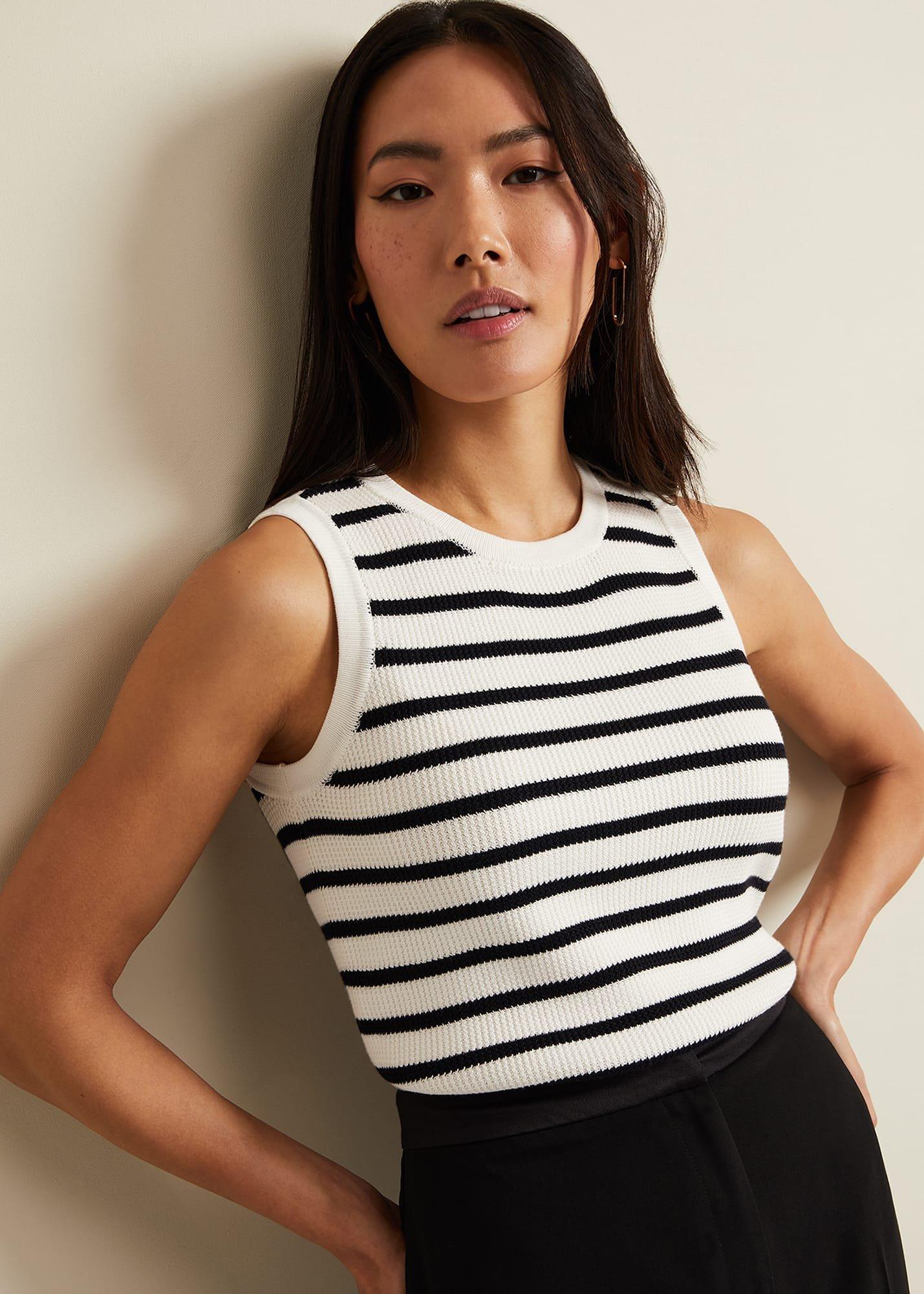 Chloe Stripe Vest