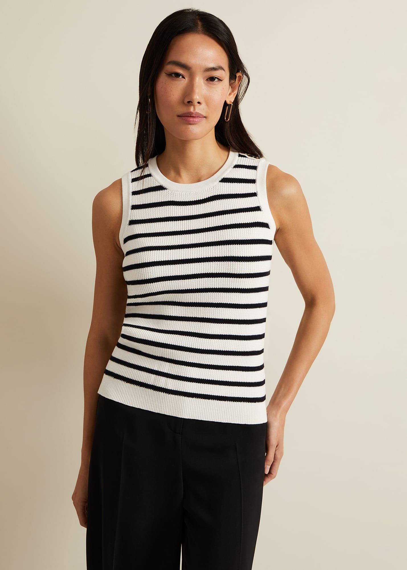 Chloe Stripe Vest