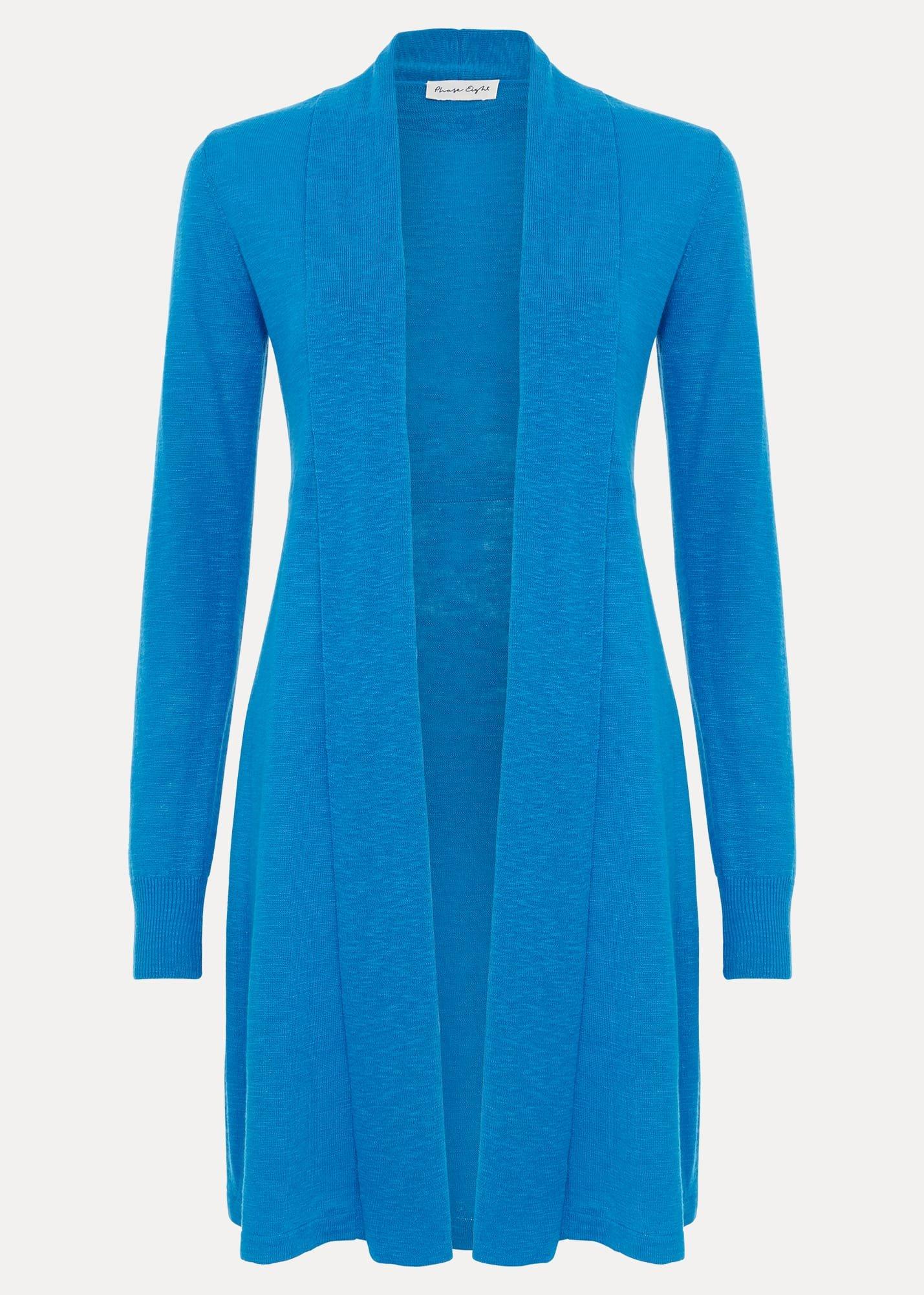 Louise Linen Longline Cardigan