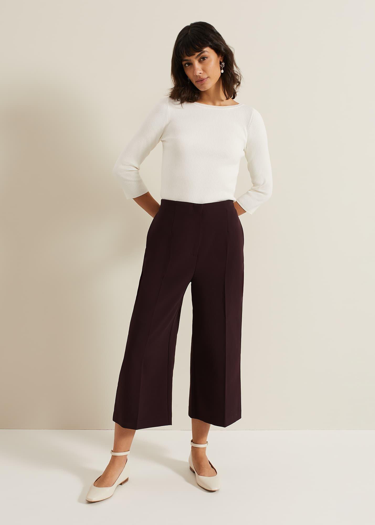 Tannah Ribbed Slash Neck Top