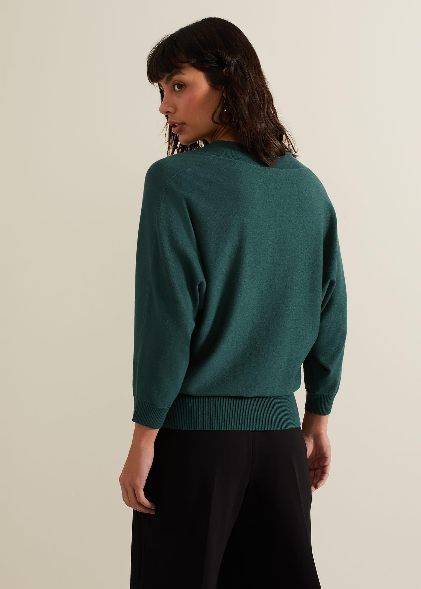 Gina V Neck Batwing Jumper