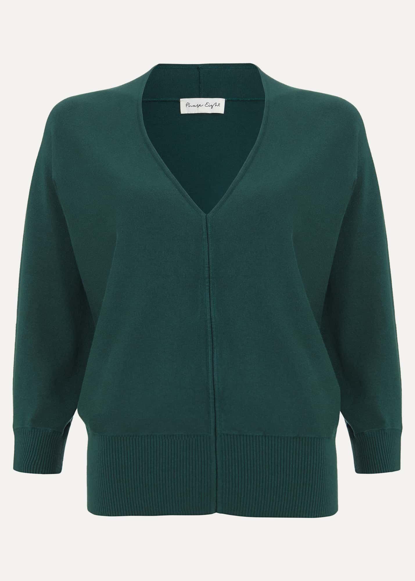 Gina V Neck Batwing Jumper