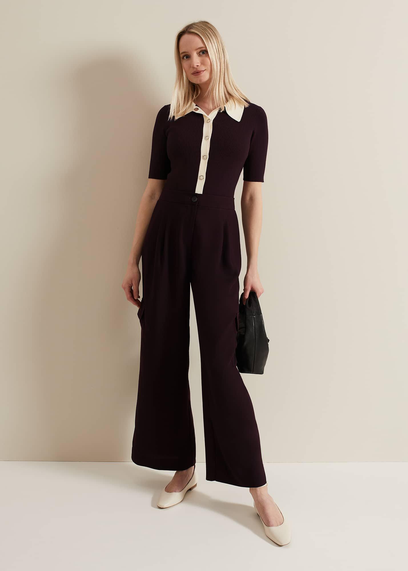 Rosie Tipped Collar Top