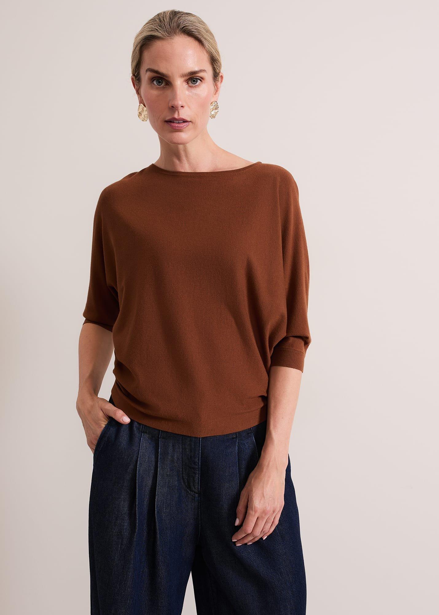 Cristine Batwing Knitted Jumper