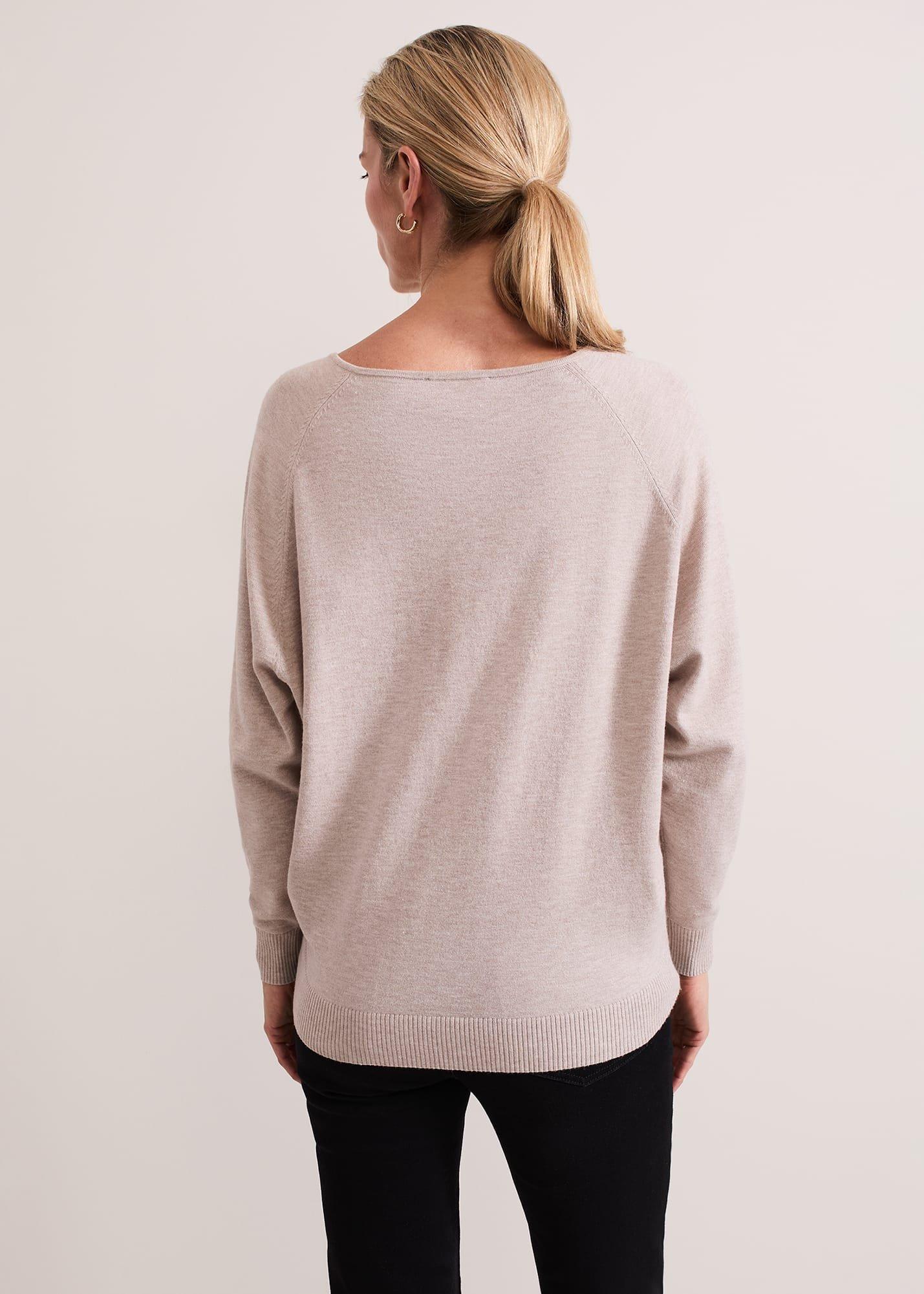 Senita Fine Knit V-Neck Jumper