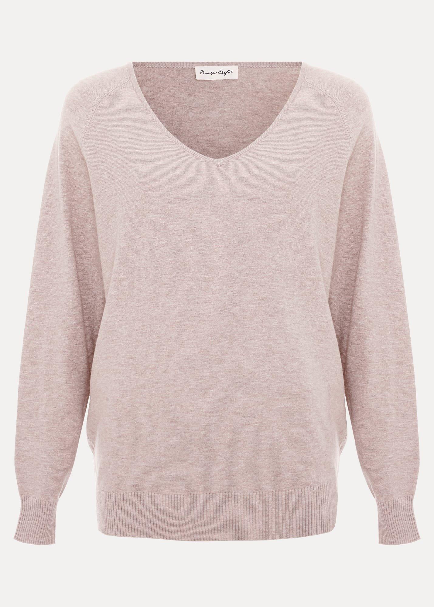 Senita Fine Knit V-Neck Jumper