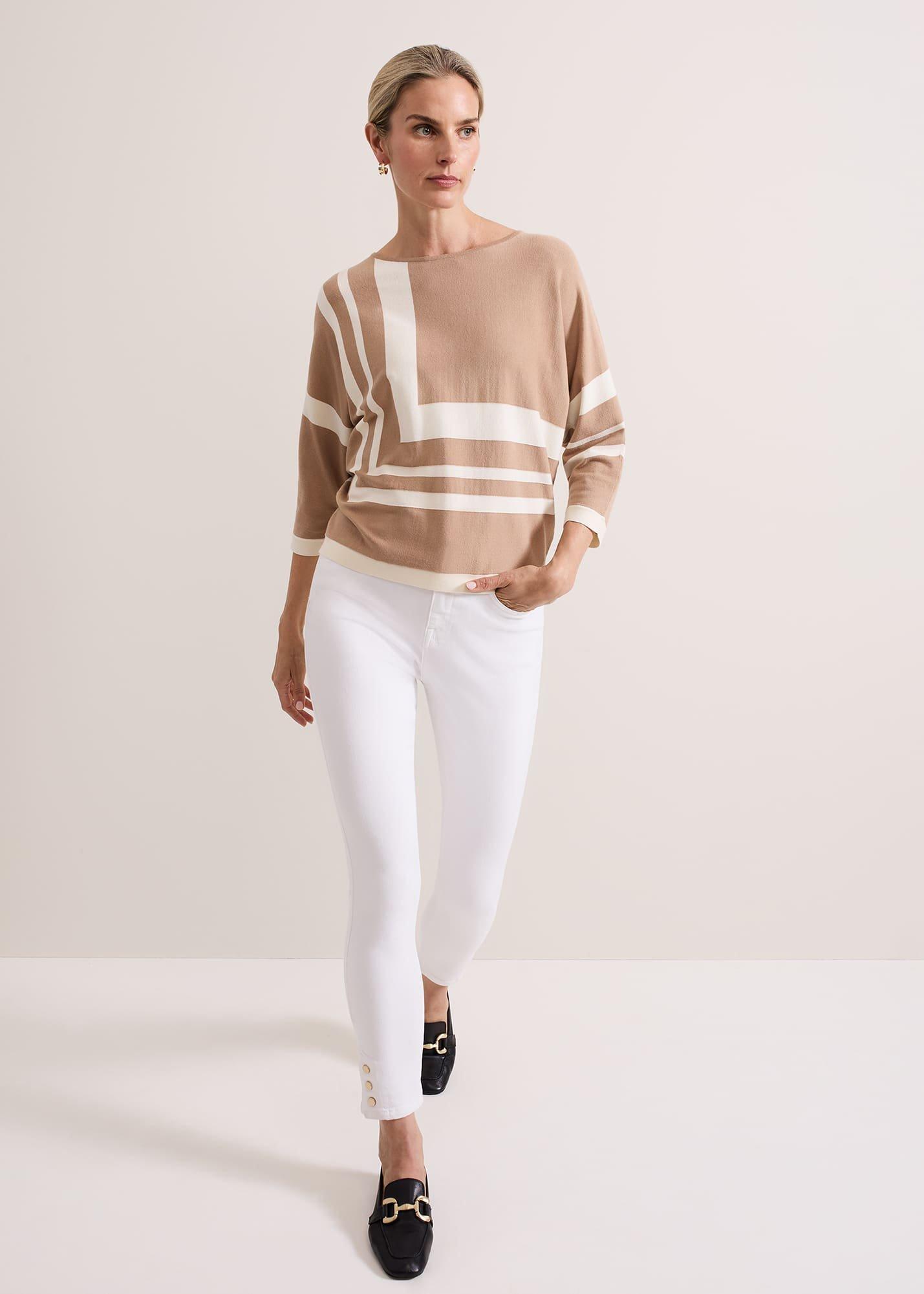${product-id}-Geri Geo Lined Knit Top-Camel-${view-type}