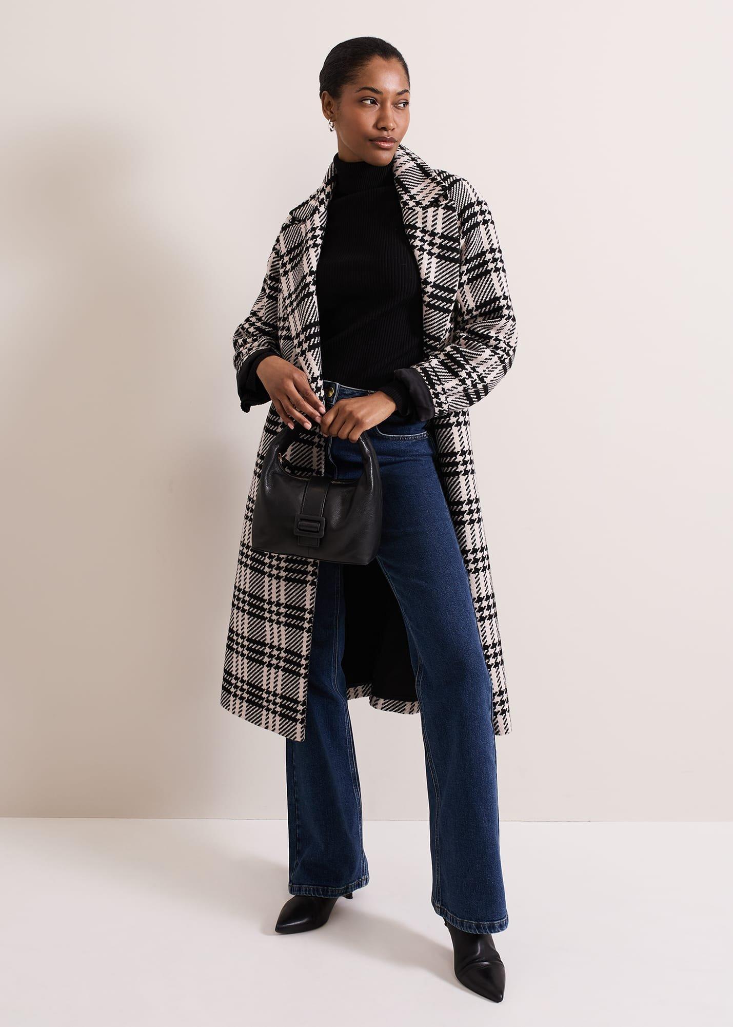 Fran Fluted Sleeve Ribbed Roll Neck