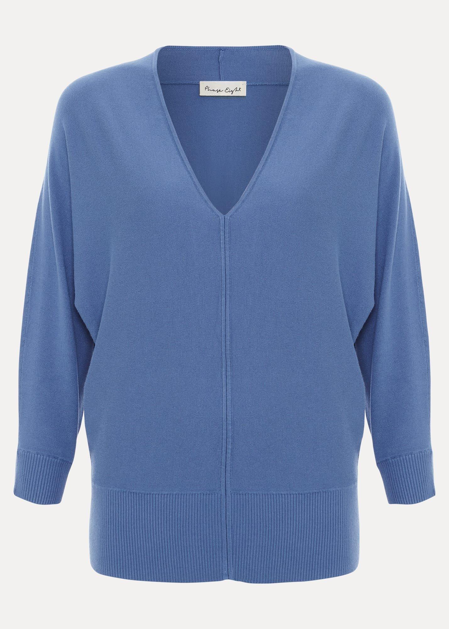 Gina V Neck Batwing Jumper