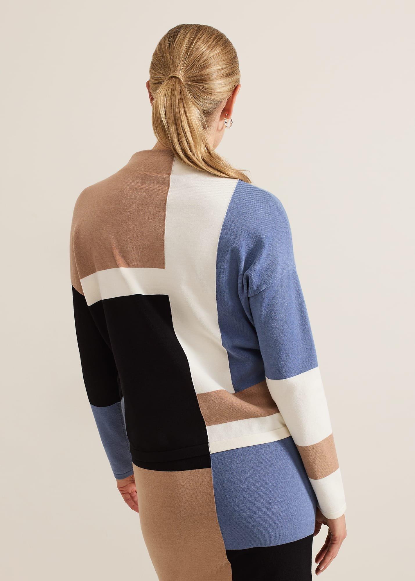 Kamila Pullover in Blockfarben