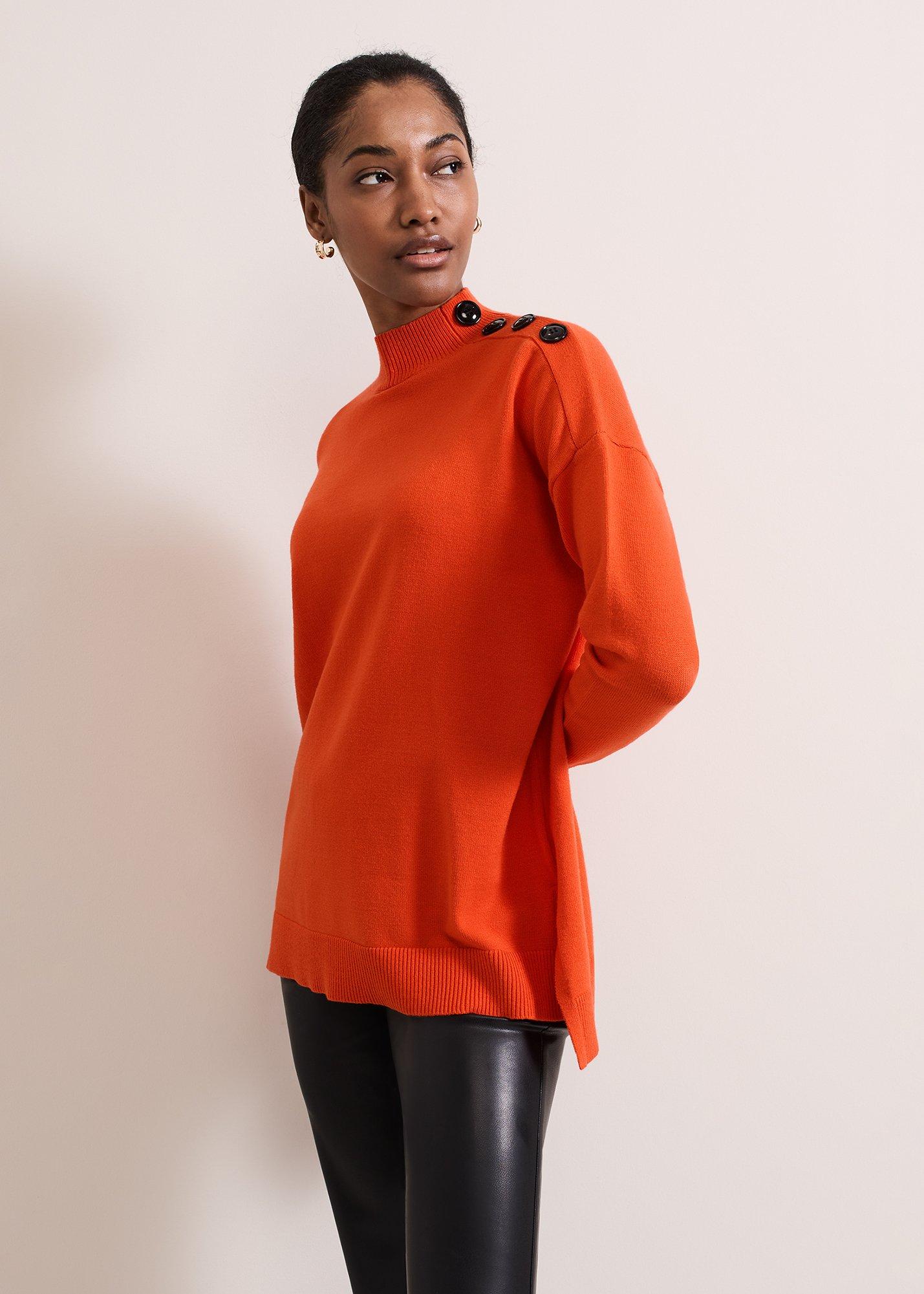 ${product-id}-Holly Button Neck Jumper-Orange-${view-type}