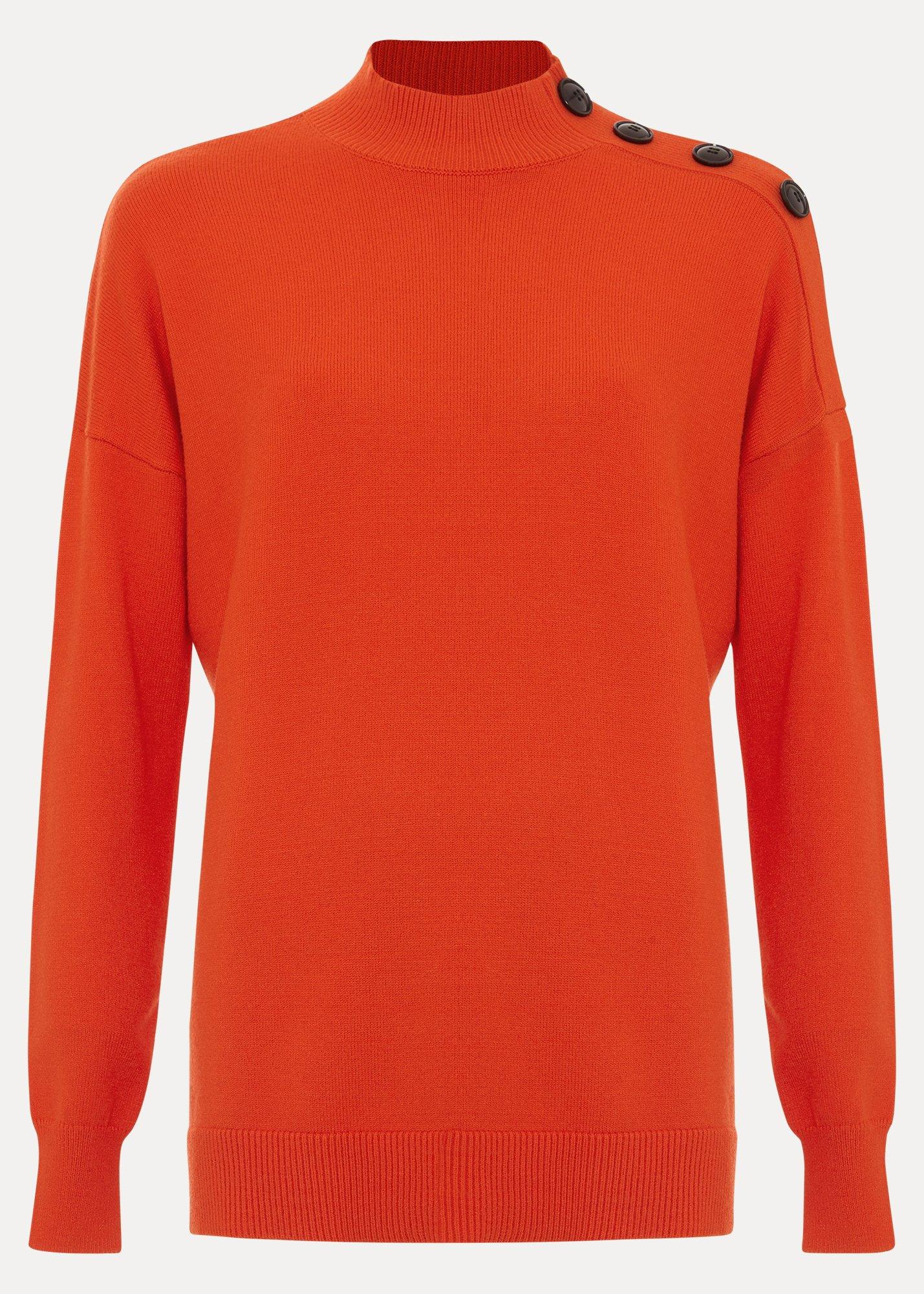 Holly Button Neck Jumper