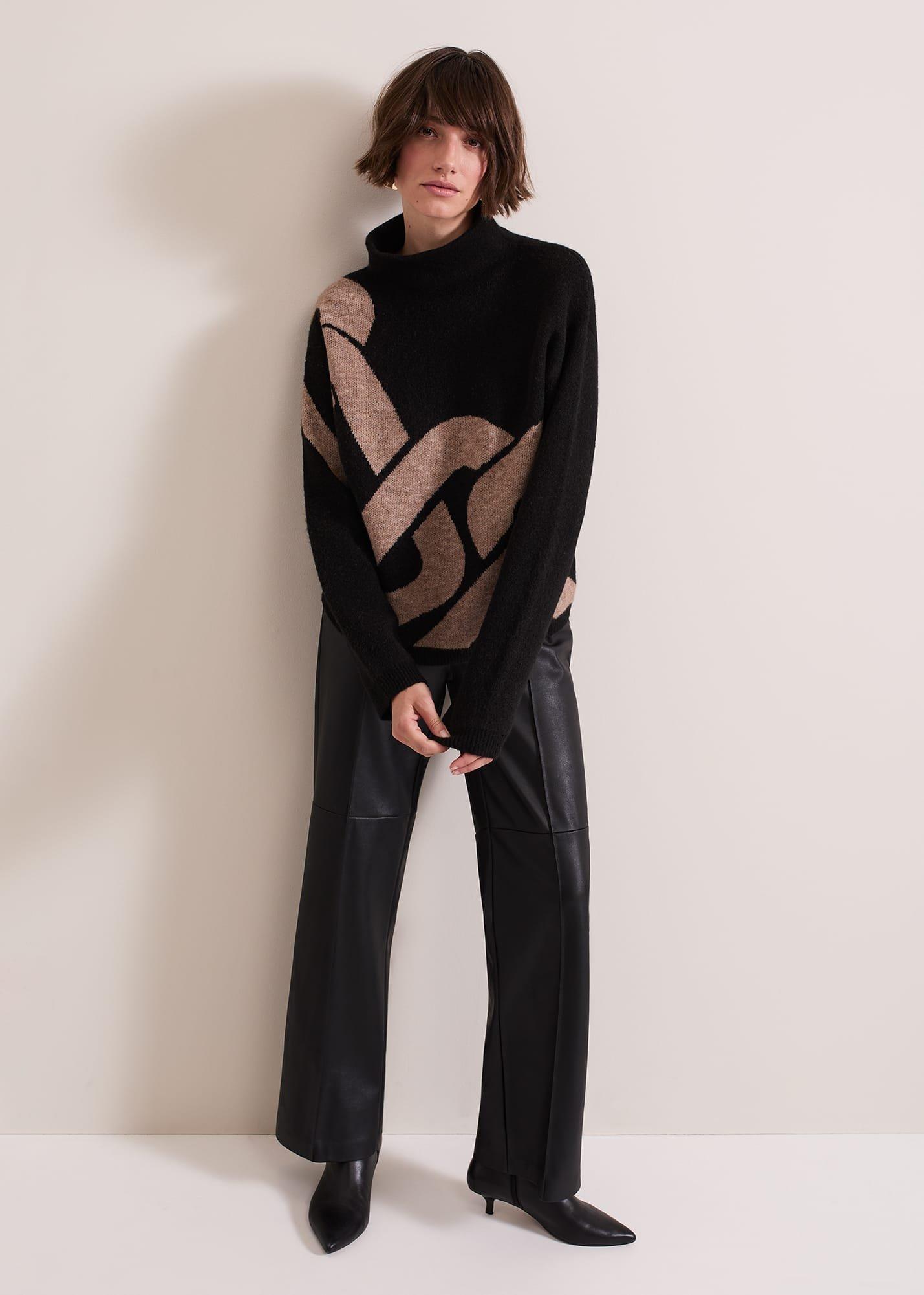 ${product-id}-Cleo Chain Chunky Jumper-Camel-${view-type}