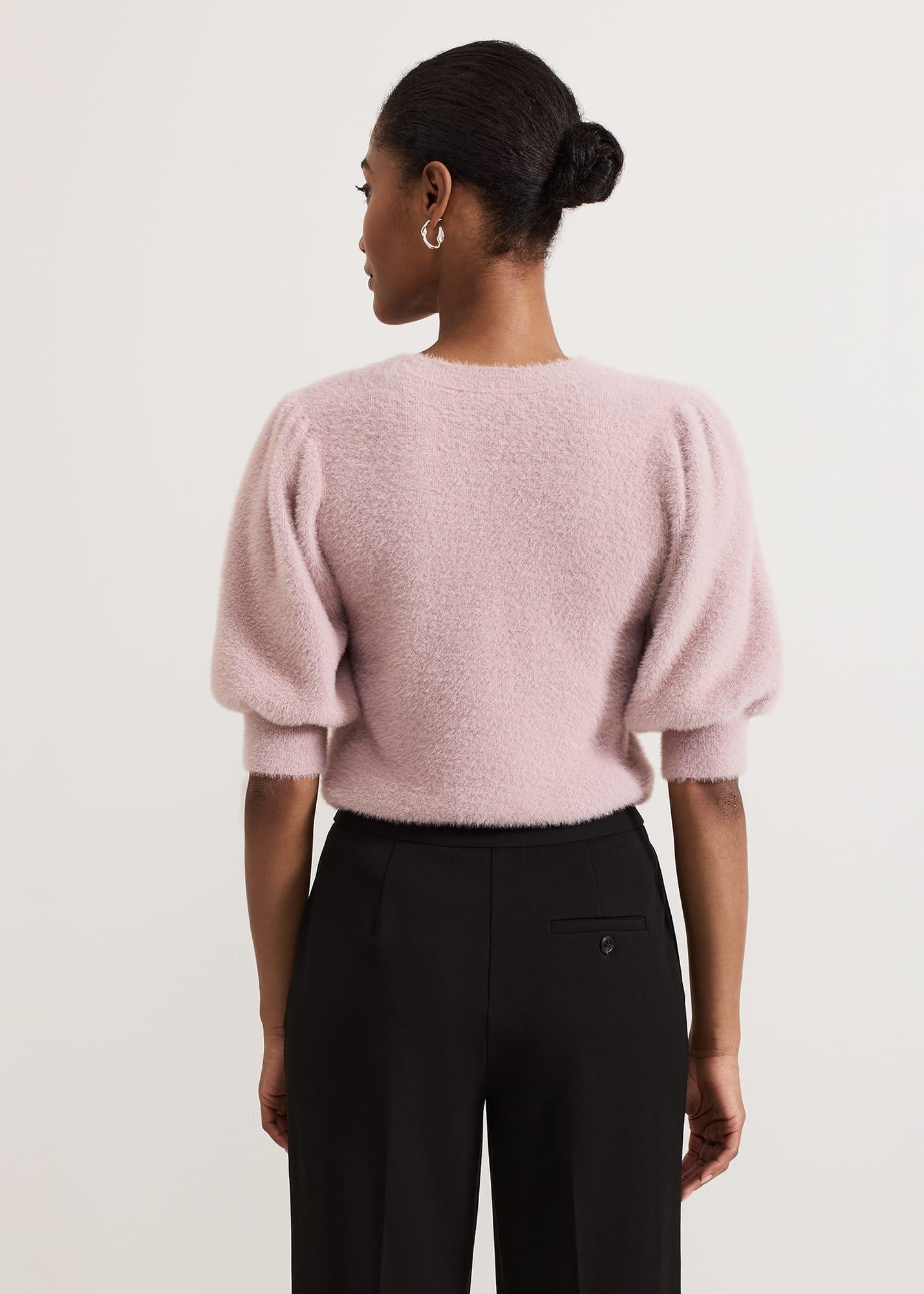 Fern Fluffy Puff Sleeve Knit