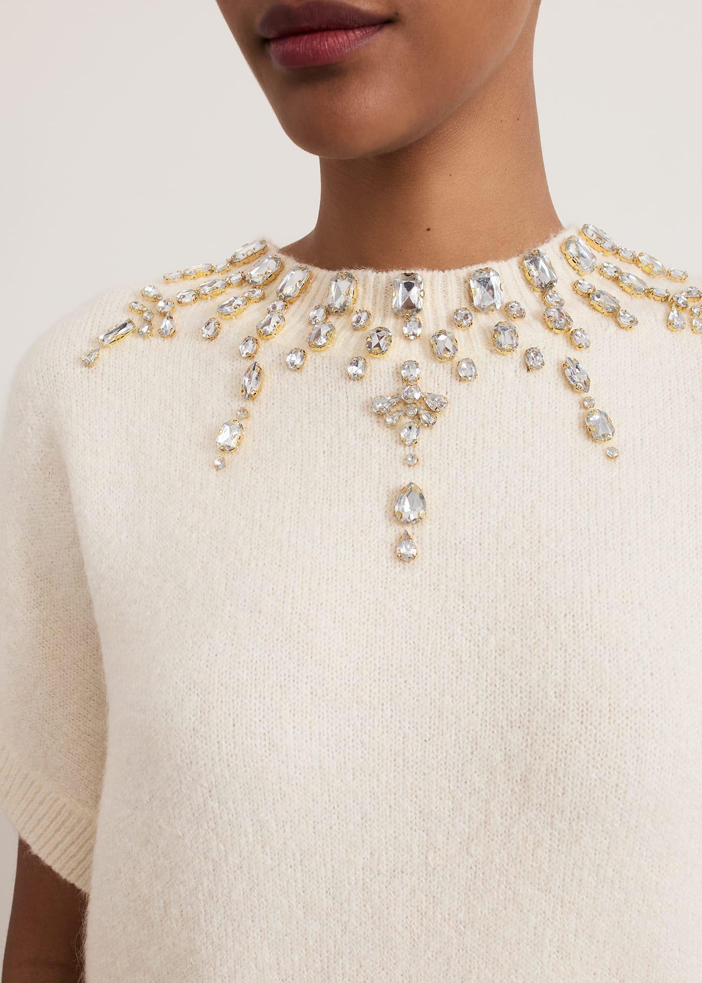 ${product-id}-Allie Tabard Jewelled Top-Ivory-${view-type}