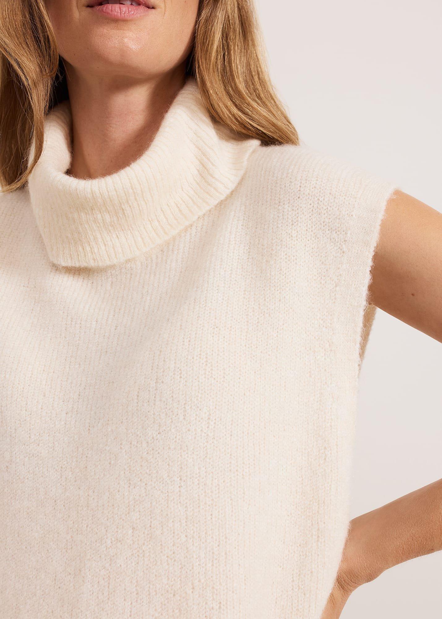 ${product-id}-Ginny Ivory Cowl Neck Tabard-Winter White-${view-type}