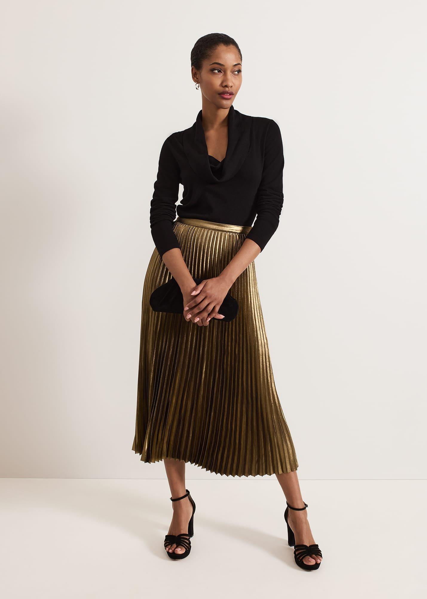 Lottie Black Cowl Neck Jumper
