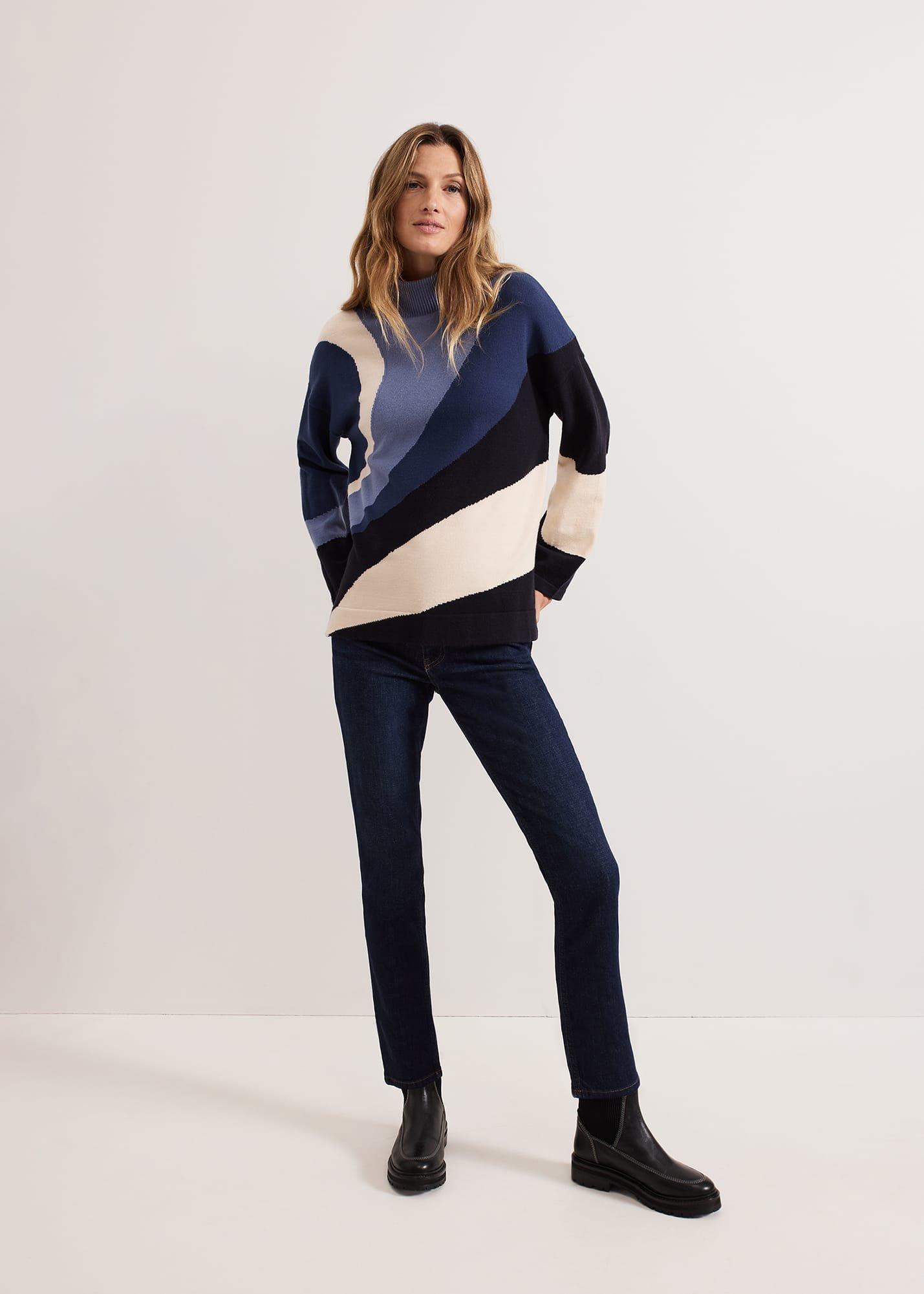 Sabrina Swirl Jacqaurd Jumper
