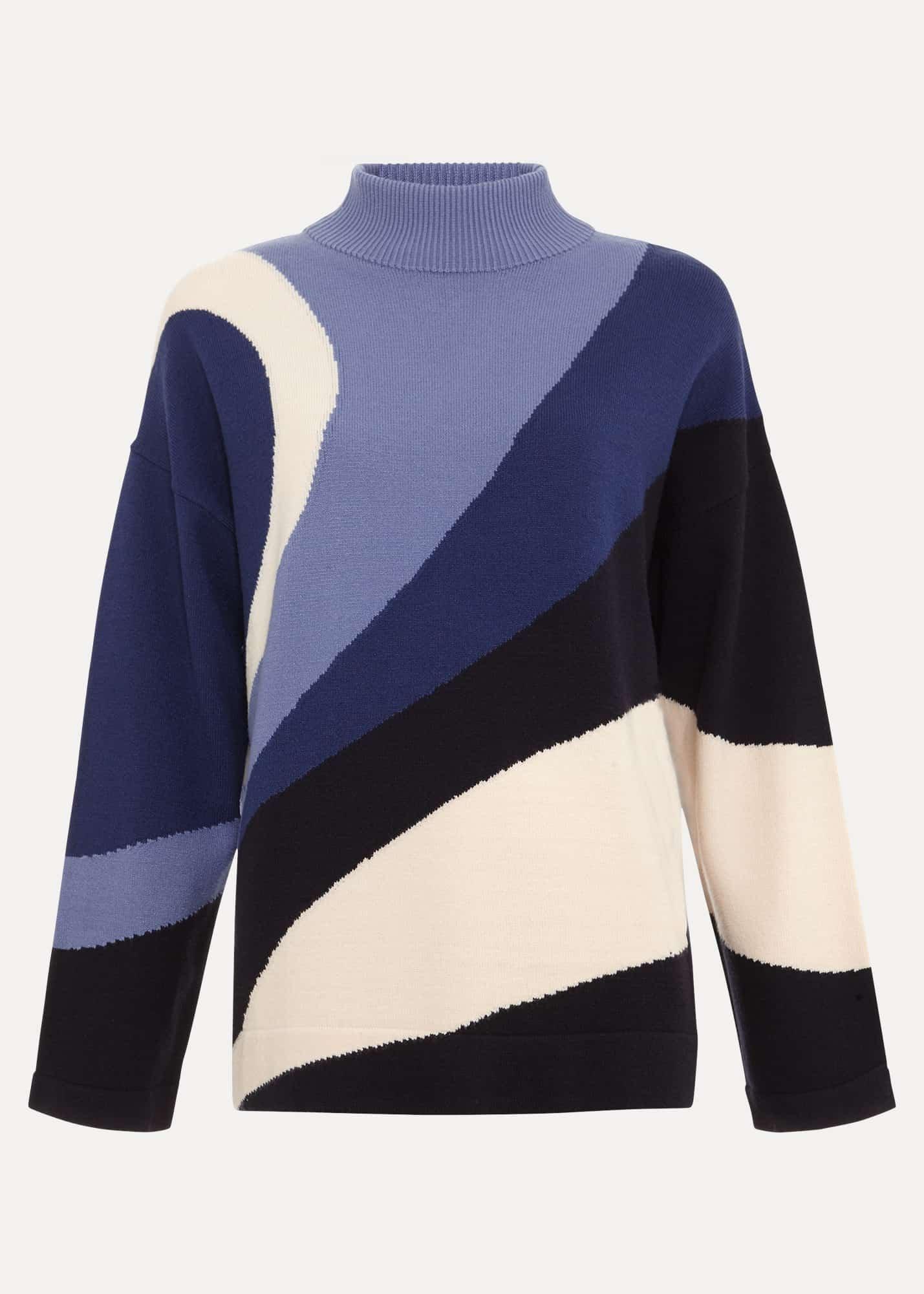 Sabrina Swirl Jacqaurd Jumper