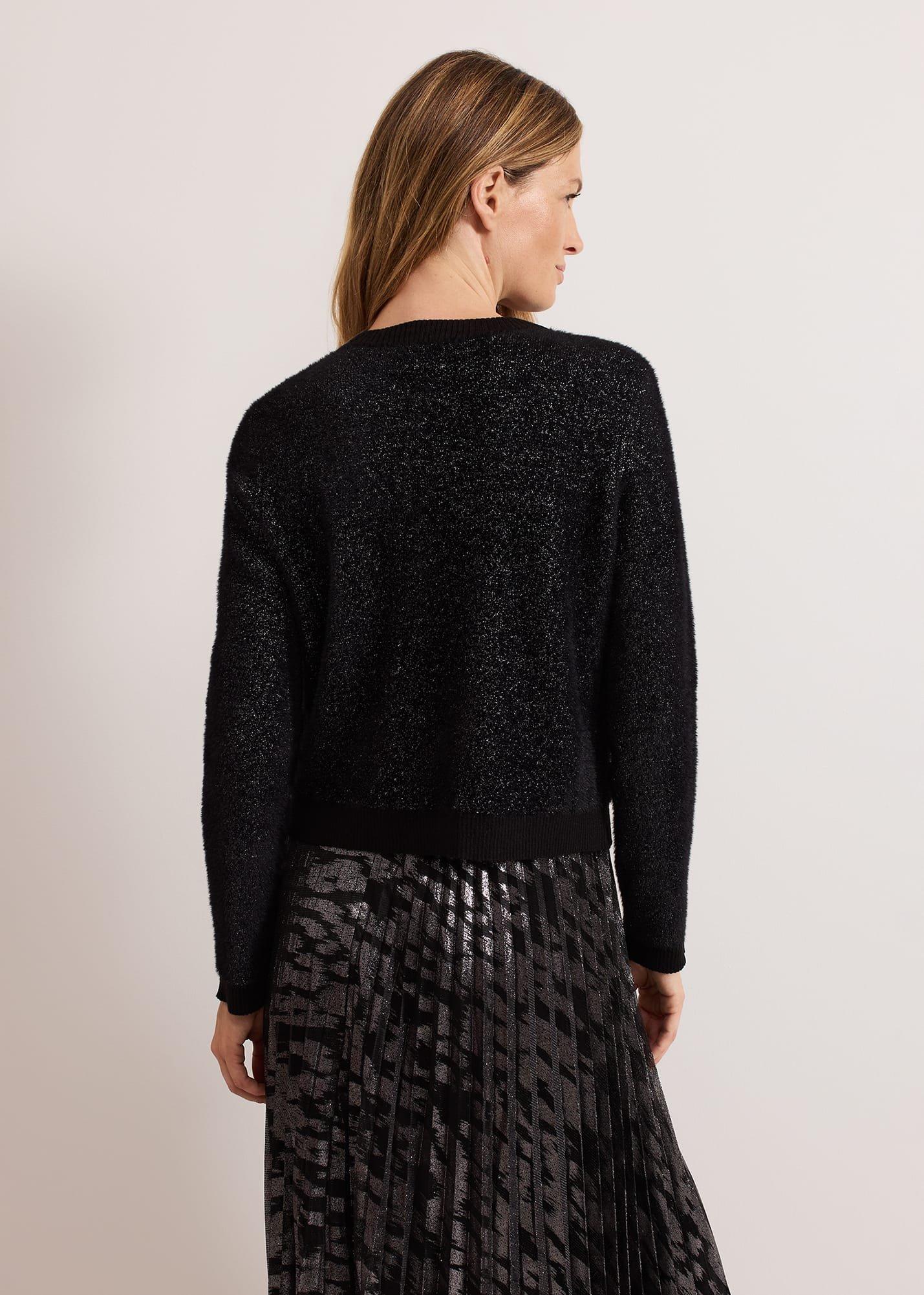 Javina Fluffy Shimmer Cardigan