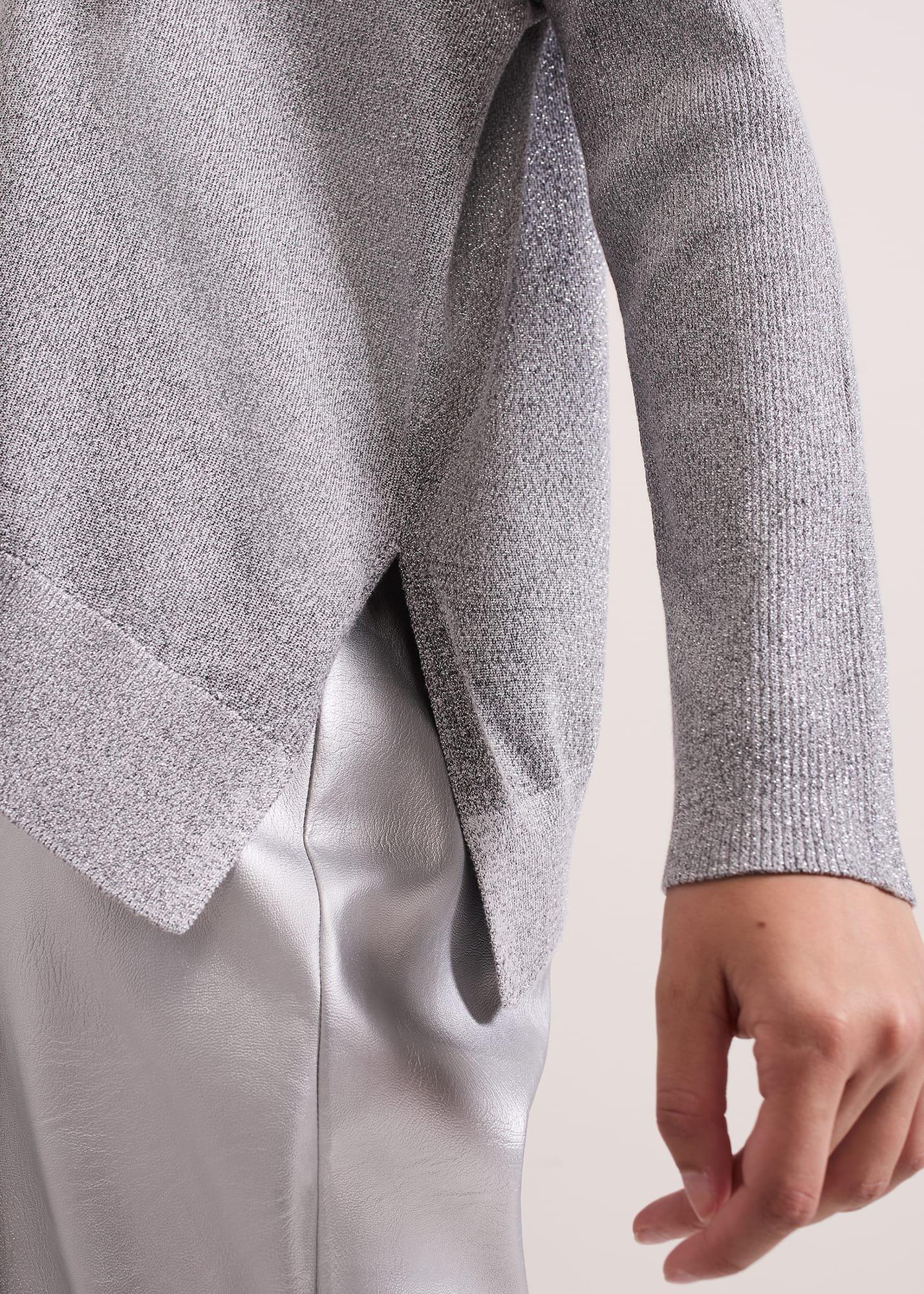 ${product-id}-Sofia Silver Lurex Asymetric Jumper-Silver-${view-type}
