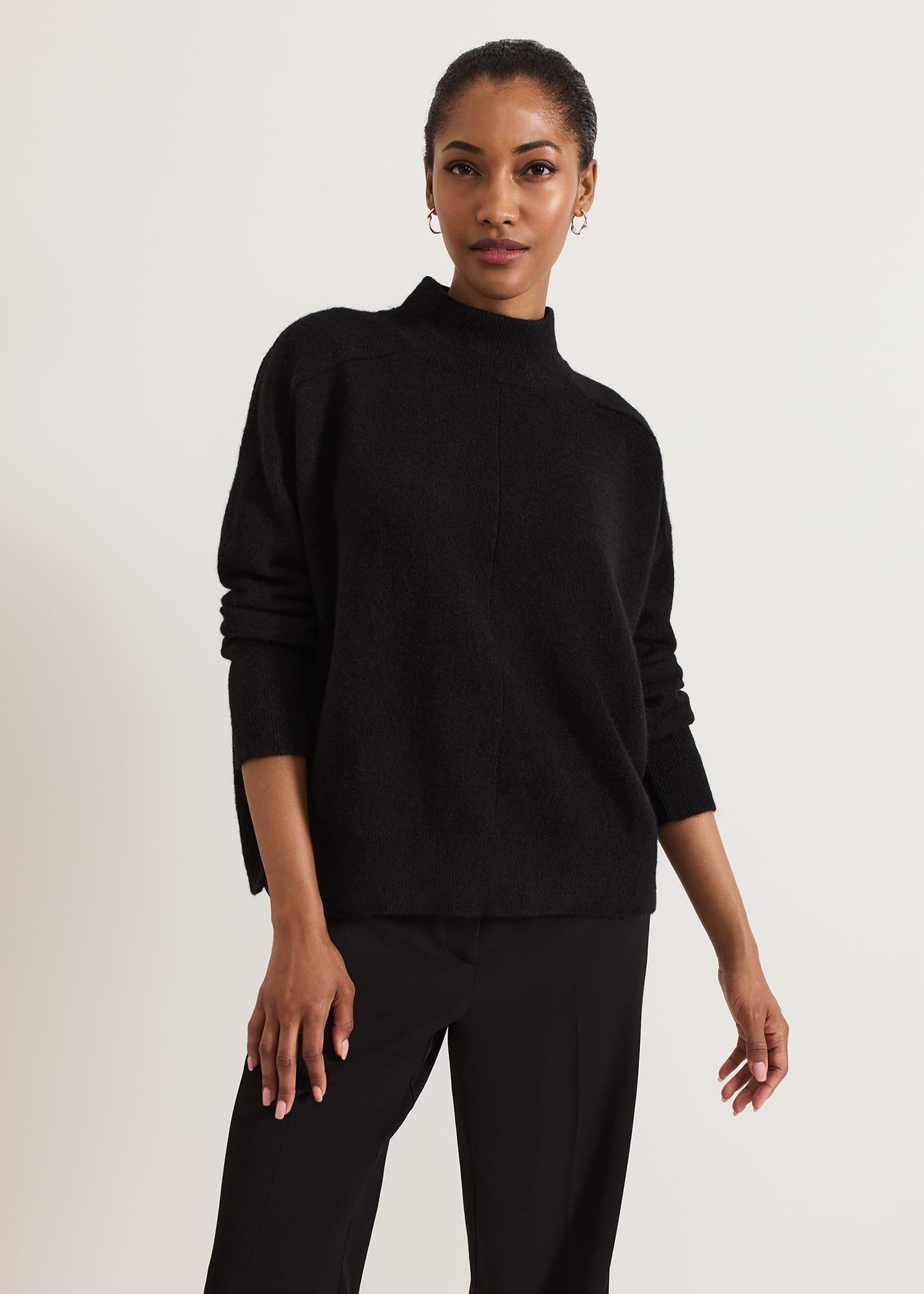 Jordan Alpaca Funnel Neck Jumper