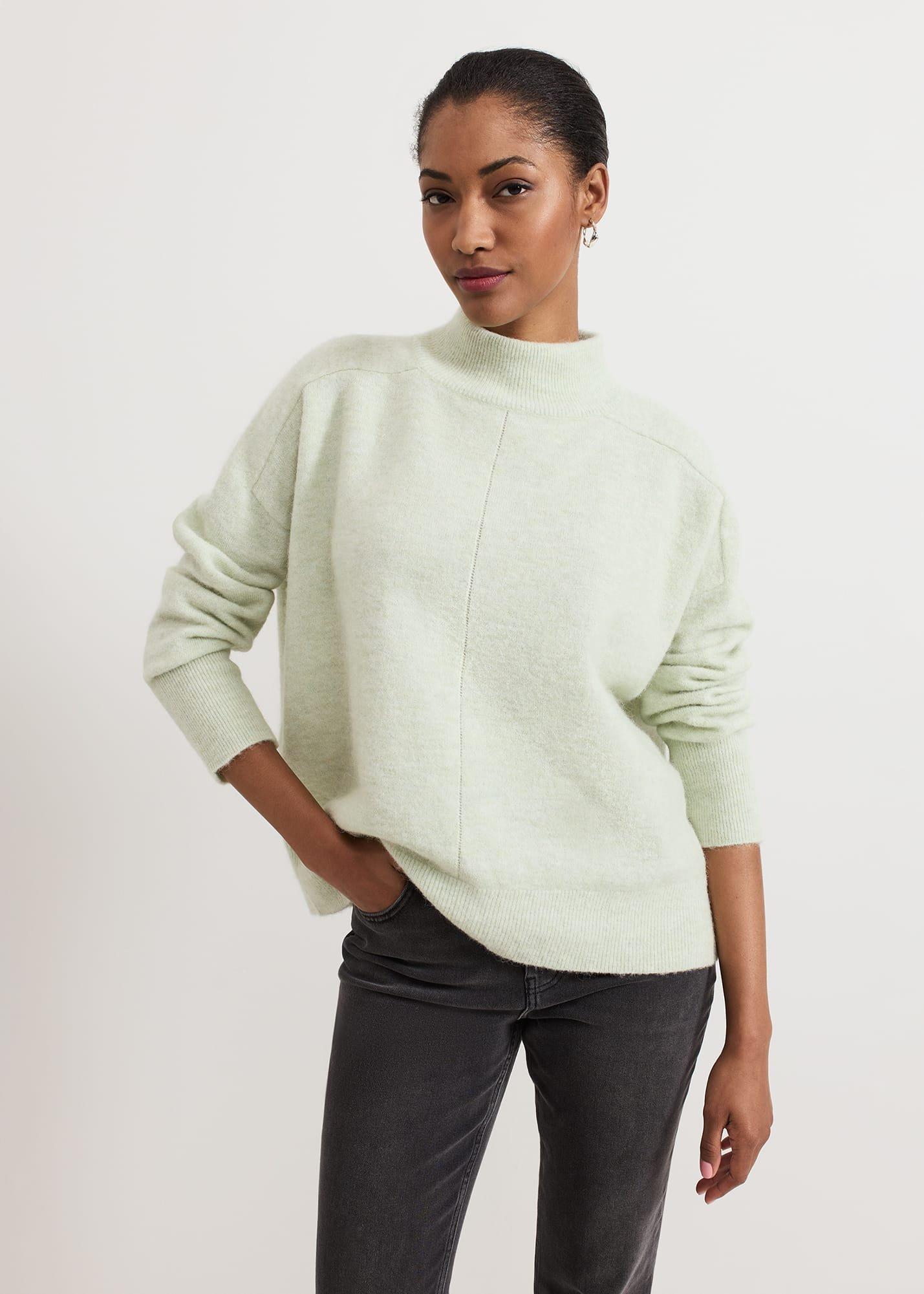 ${product-id}-Jordan Alpaca Funnel Neck Jumper-Green-${view-type}