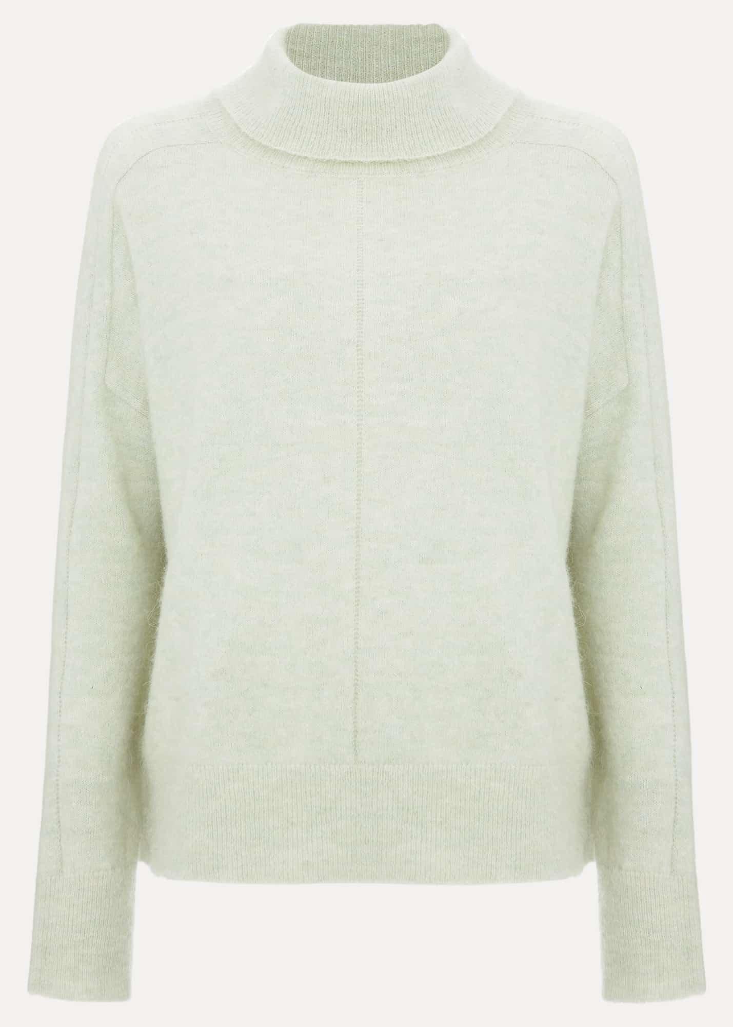 Jordan Alpaca Funnel Neck Jumper