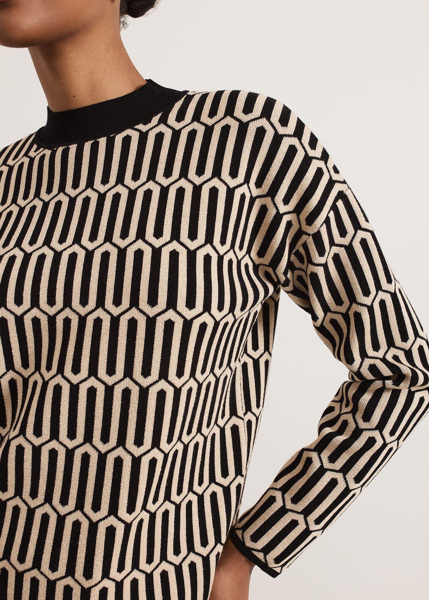 ${product-id}-Tanya Lurex Geo Jumper-Gunmetal-${view-type}