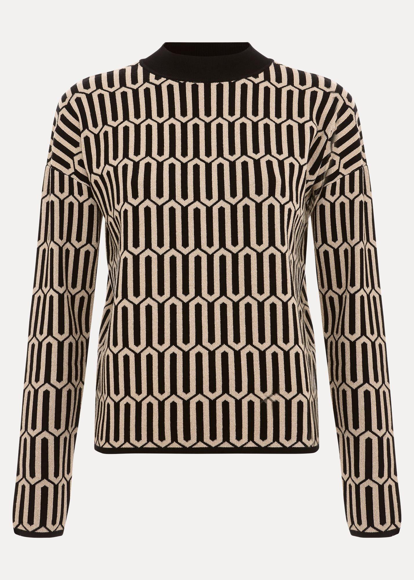 Tanya Lurex Geo Jumper