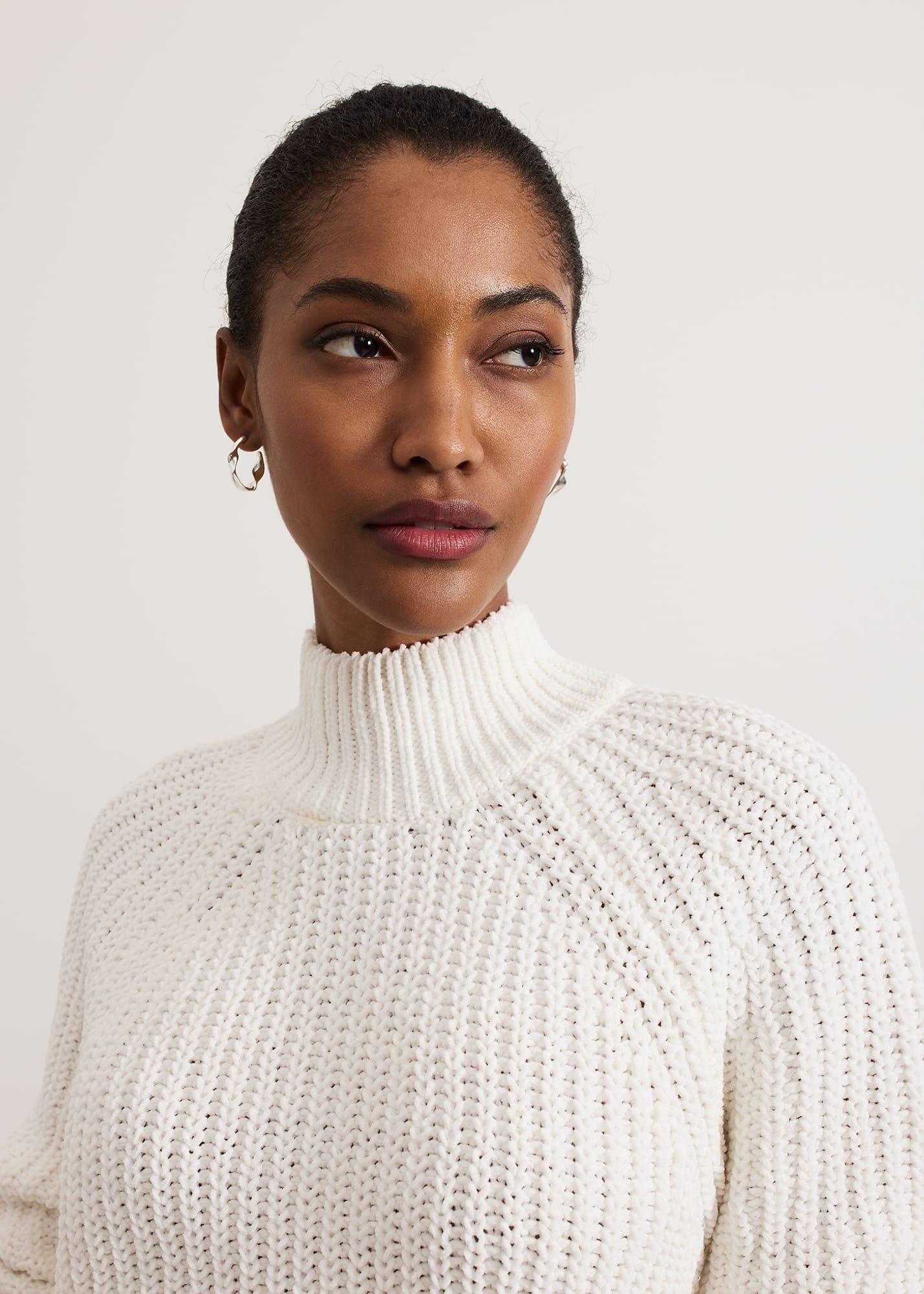 ${product-id}-Reagan Chunky Chenille Jumper-Ivory-${view-type}