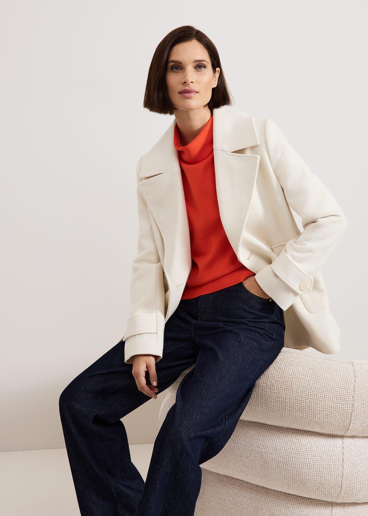 ${product-id}-Blaire Fluted Sleeve Knit Jumper-Orange-${view-type}
