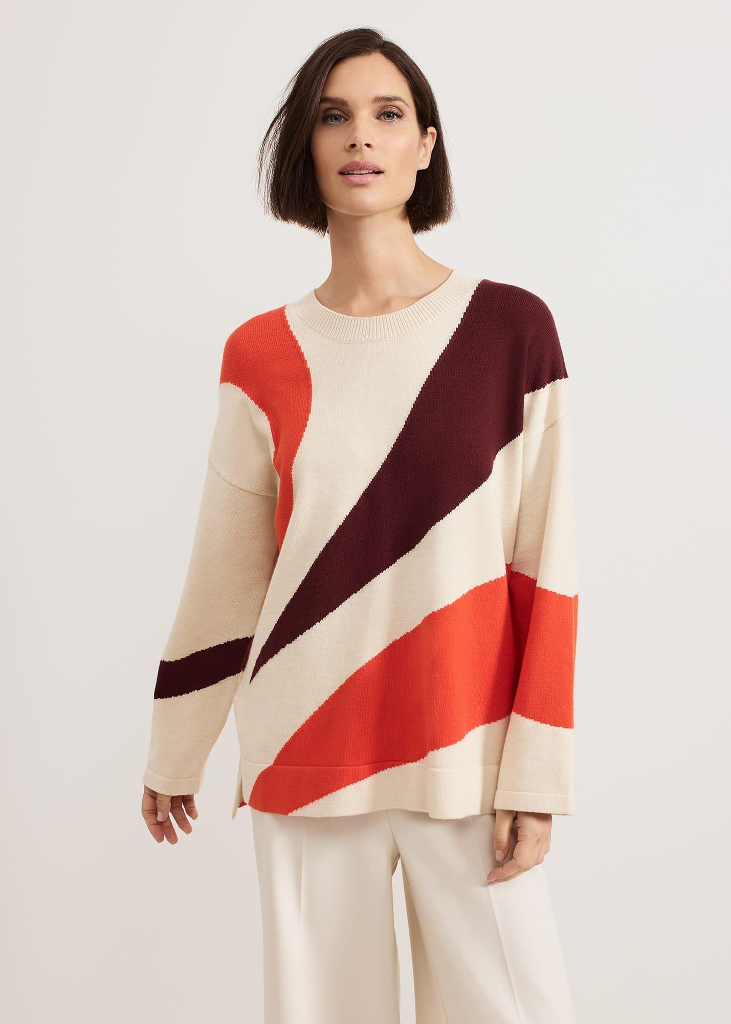 ${product-id}-Bettie Colourblock Swirl Jumper-Orange-${view-type}