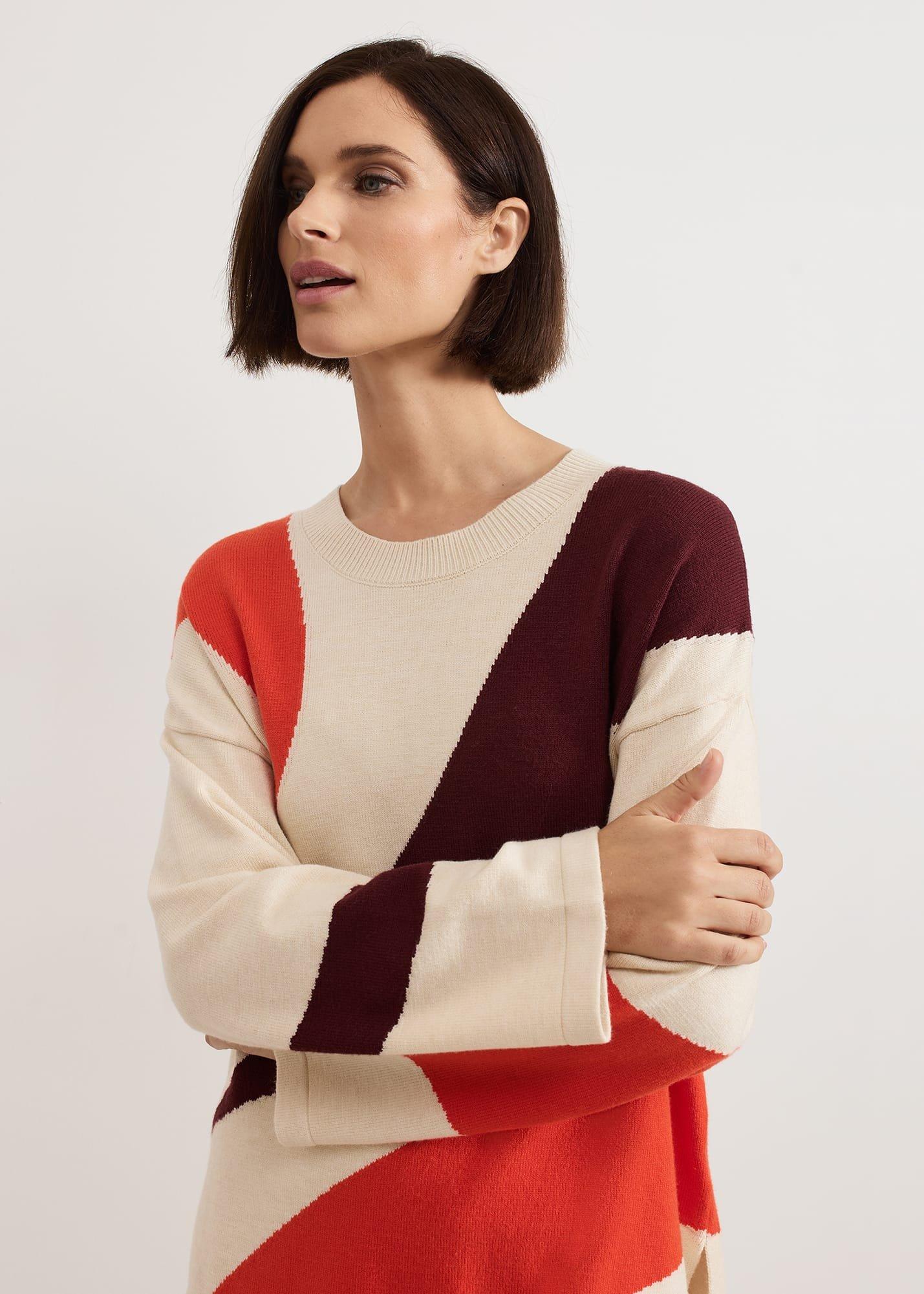 ${product-id}-Bettie Colourblock Swirl Jumper-Orange-${view-type}