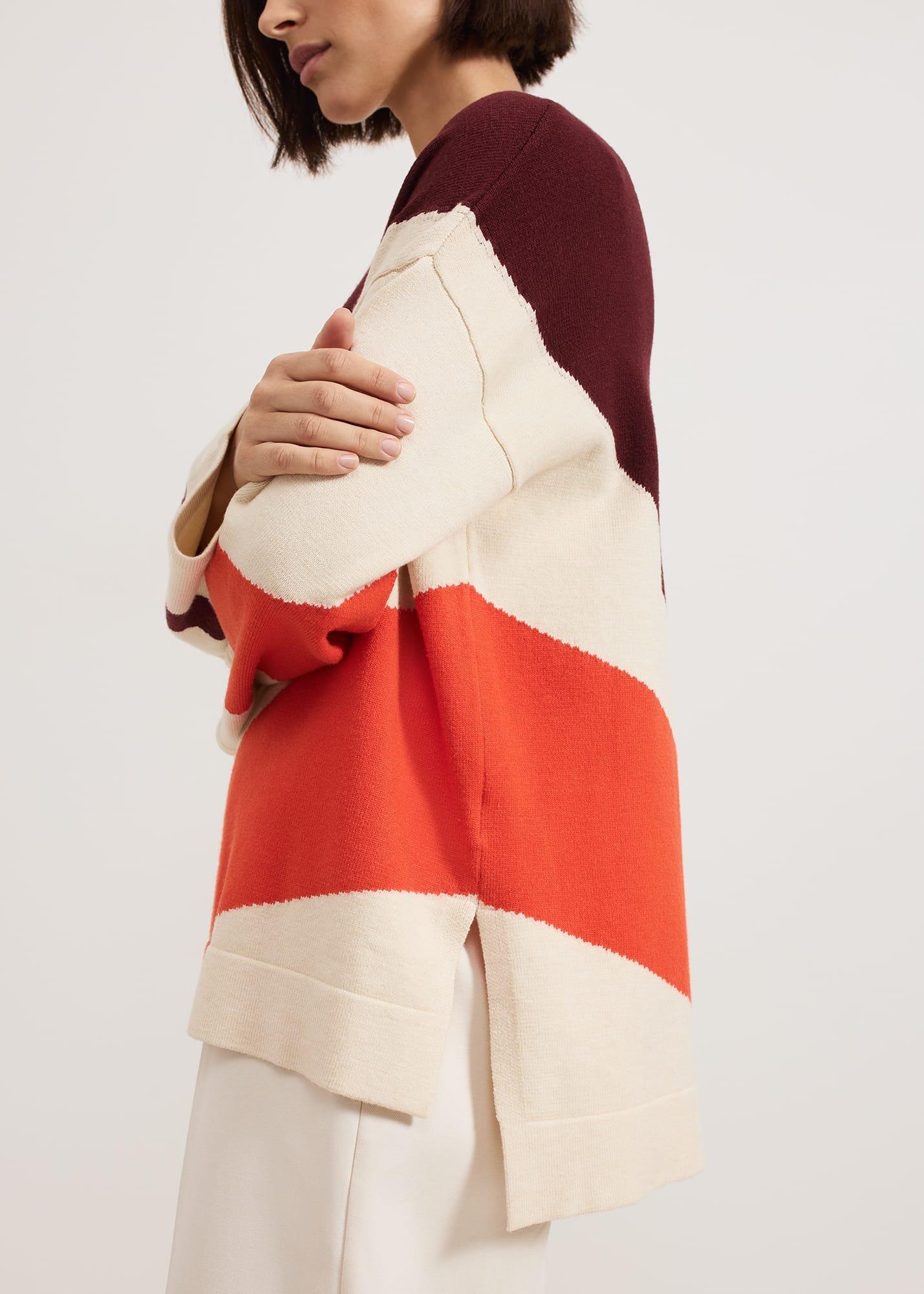 ${product-id}-Bettie Colourblock Swirl Jumper-Orange-${view-type}