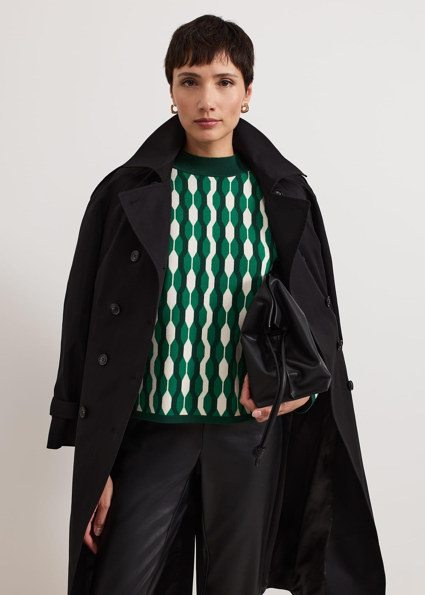 ${product-id}-Payton Geo Jacquard Knit Top-Green-${view-type}