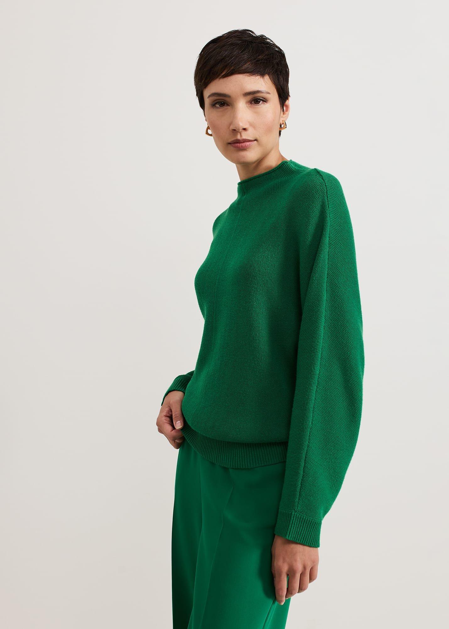 Jess Textured Funnel Neck Jumper